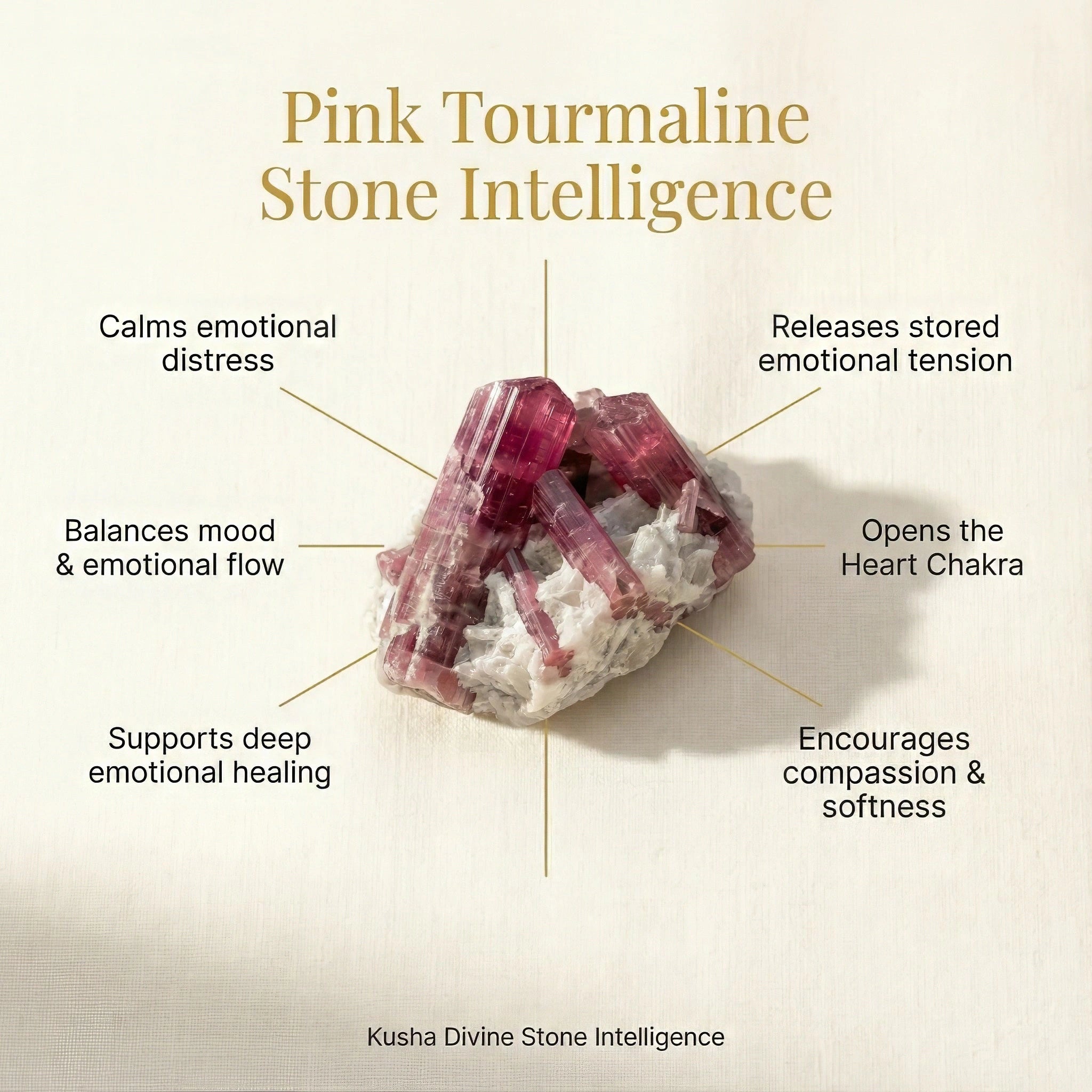 Pink Tourmaline Raw Stone