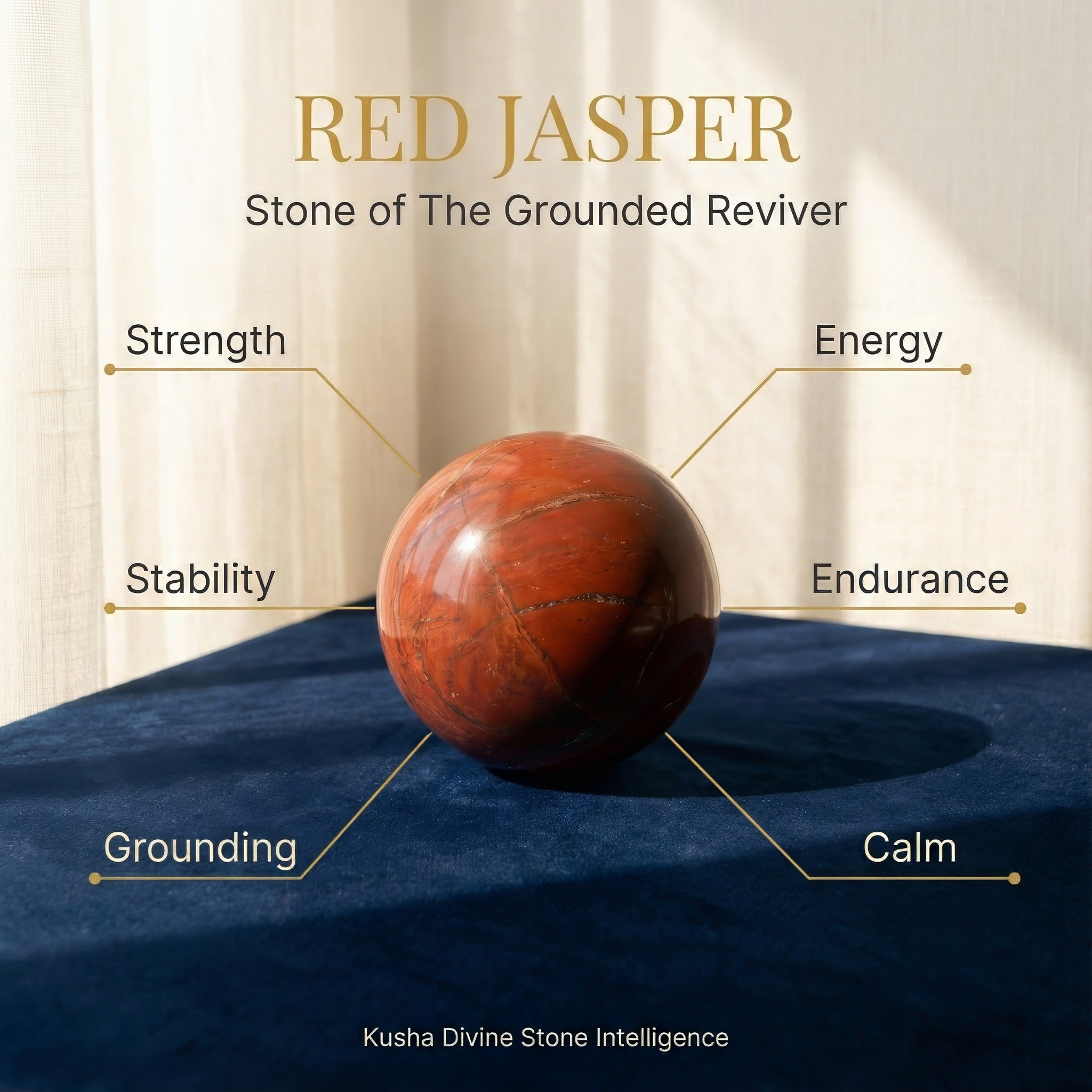 Red Jasper Crystal Ball