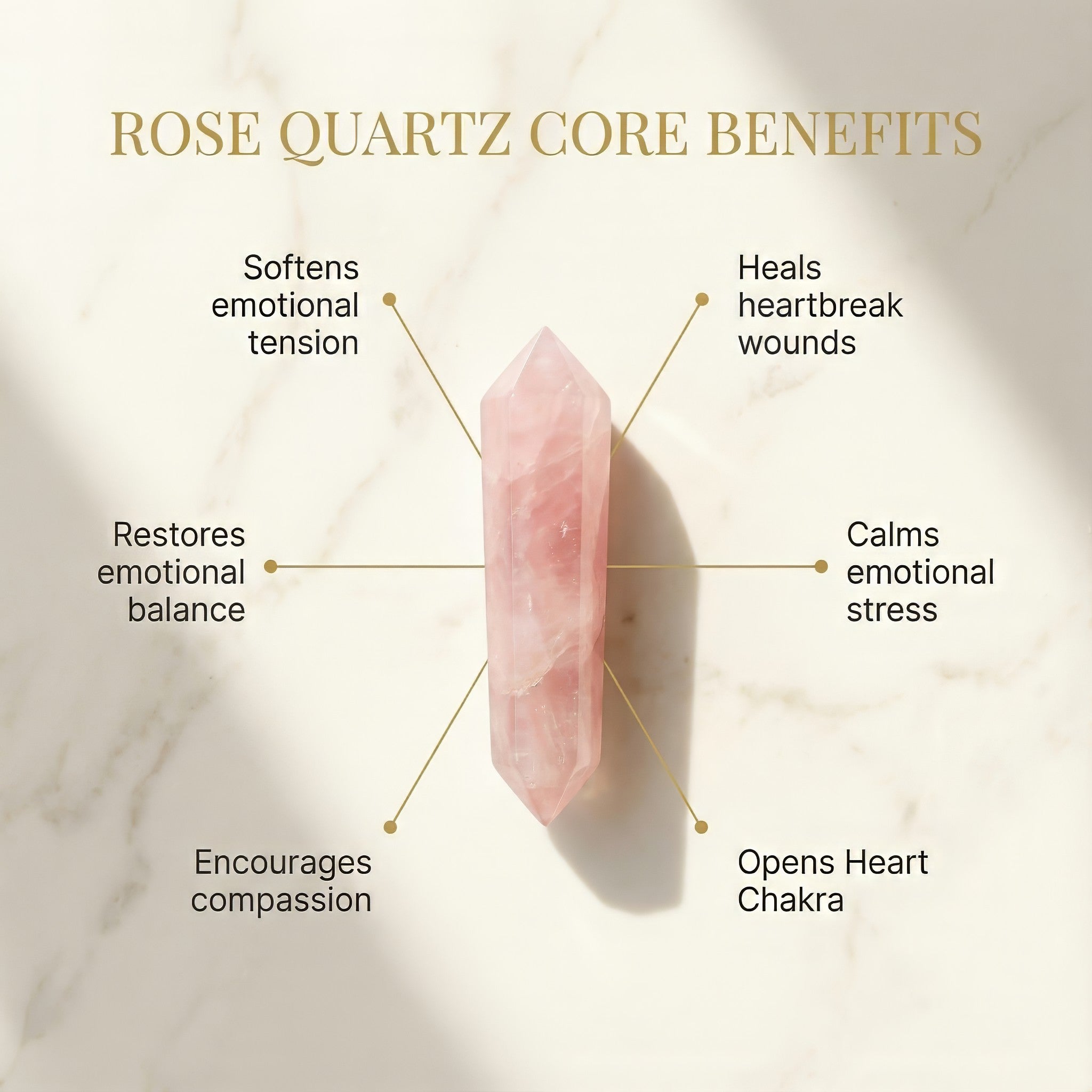 Rose Quartz Laser Wand