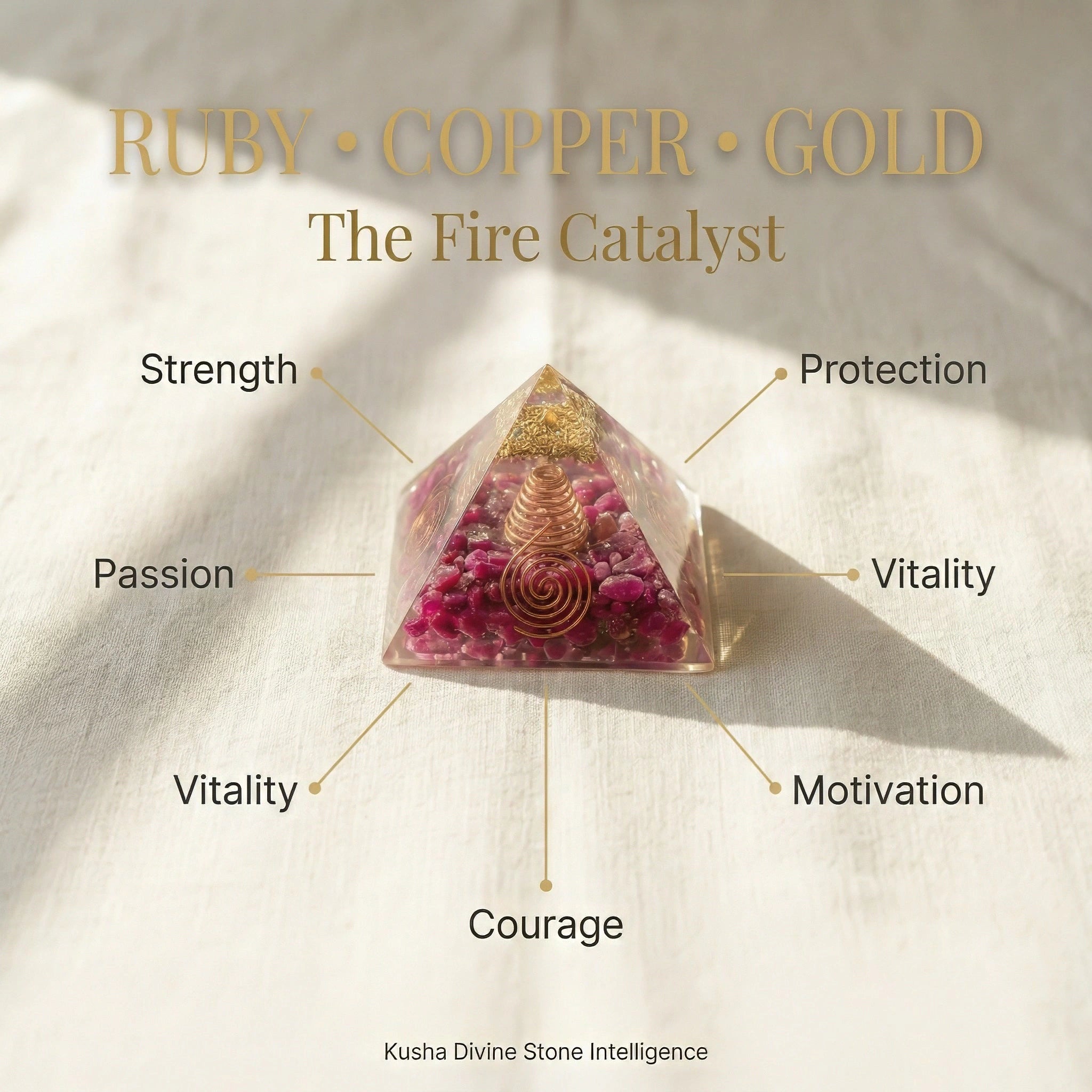 Ruby Chip Pyramid