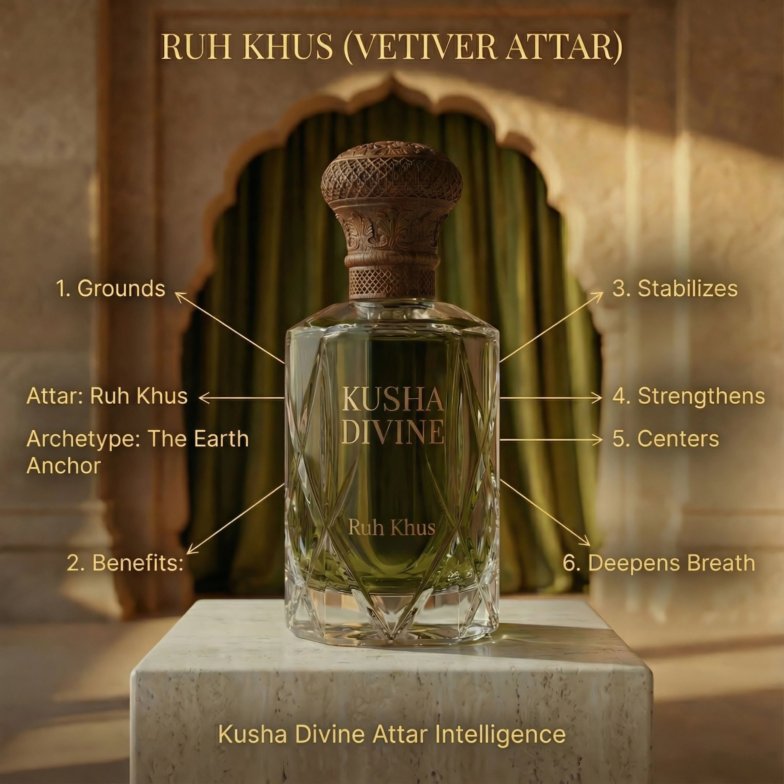 Ruh Khus (Vetiver) Itra