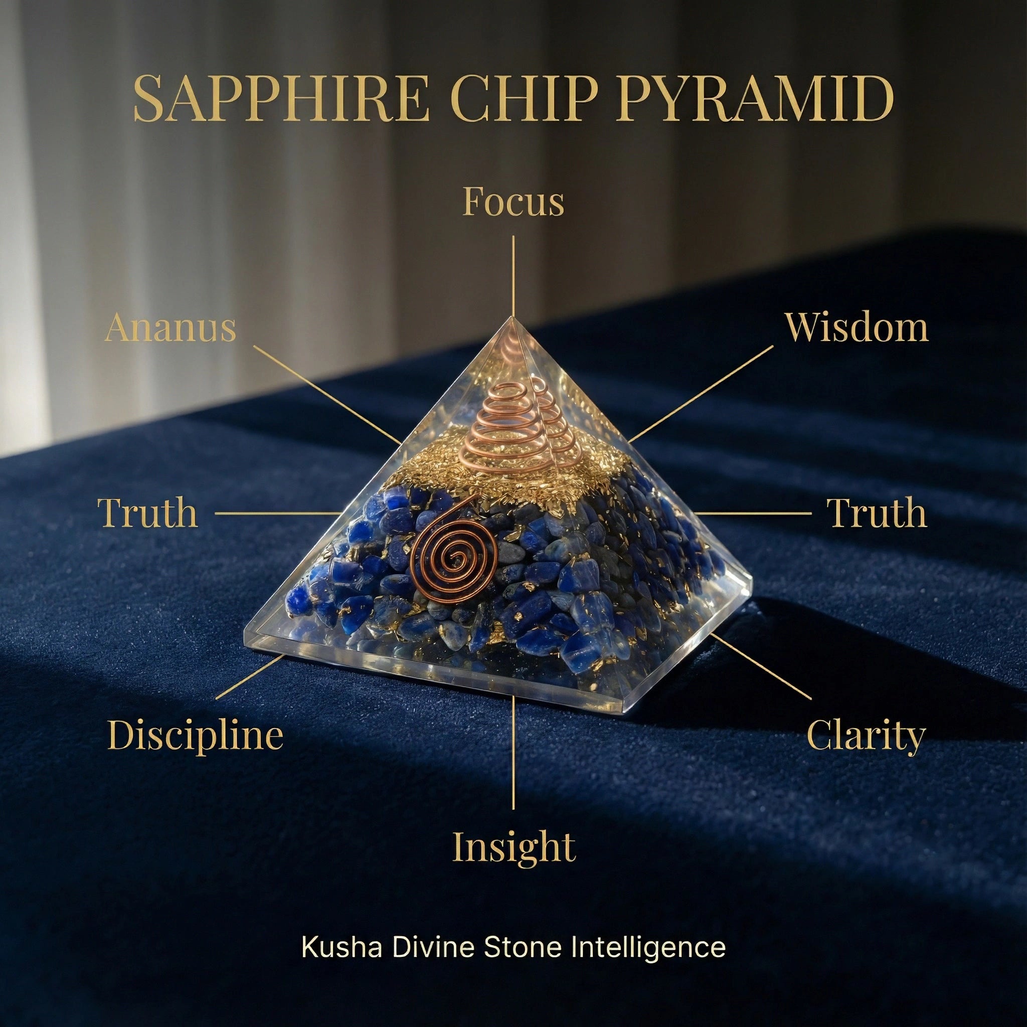 Sapphire Chip Pyramid
