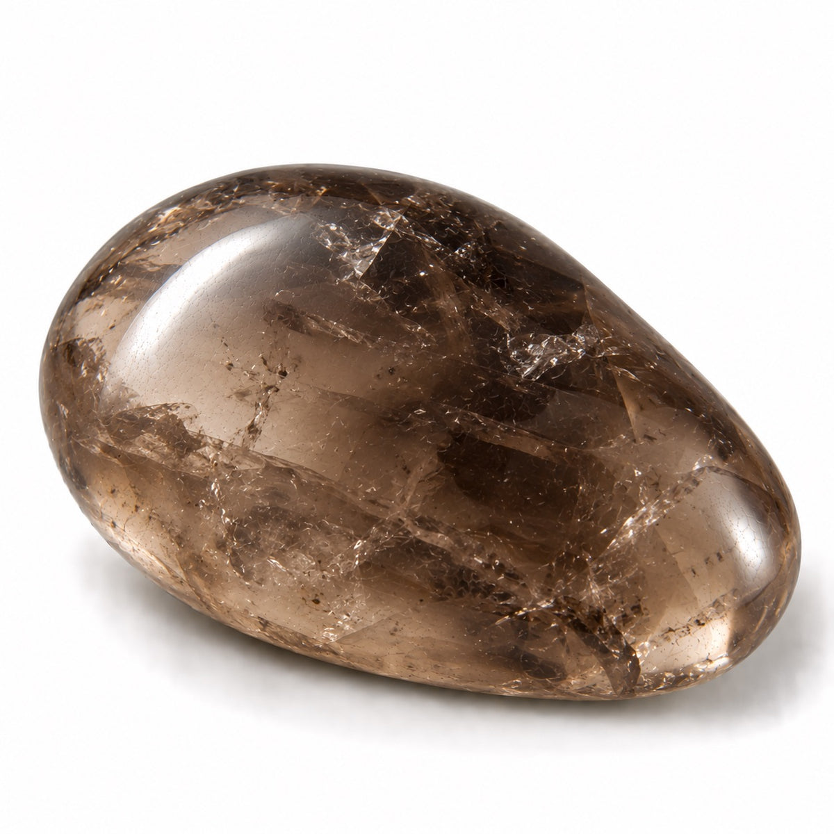 Smoky Quartz crystal – natural stone close-up