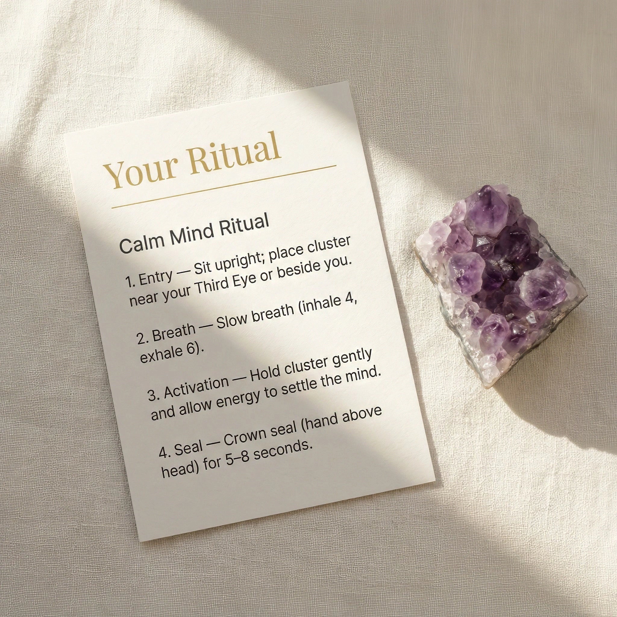 Amethyst Cluster Raw Stone