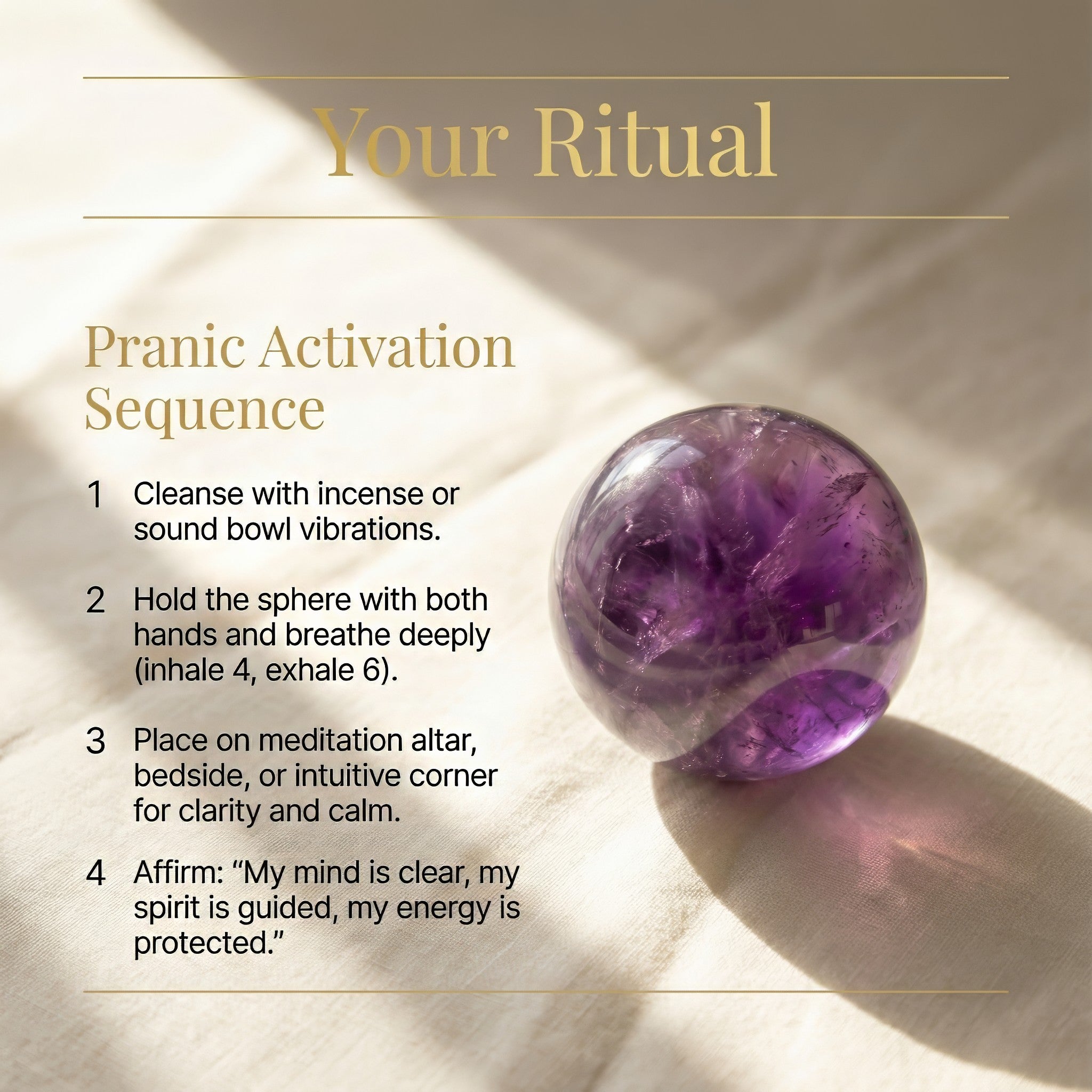 Amethyst Crystal Ball
