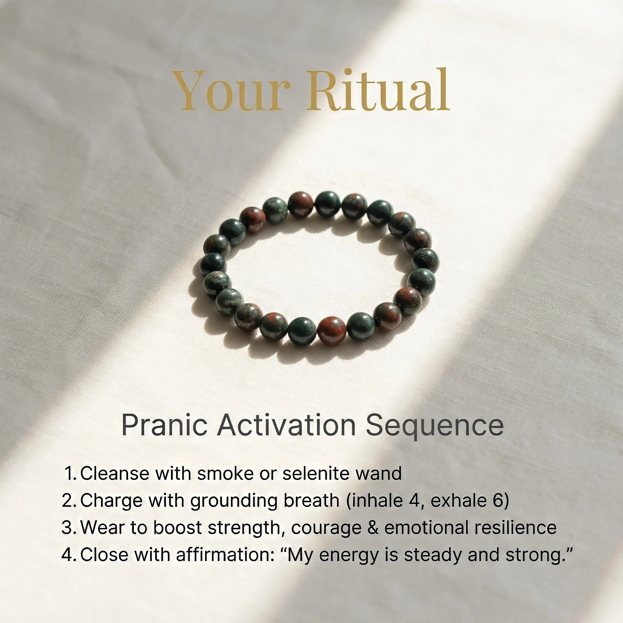 Bloodstone Bracelet