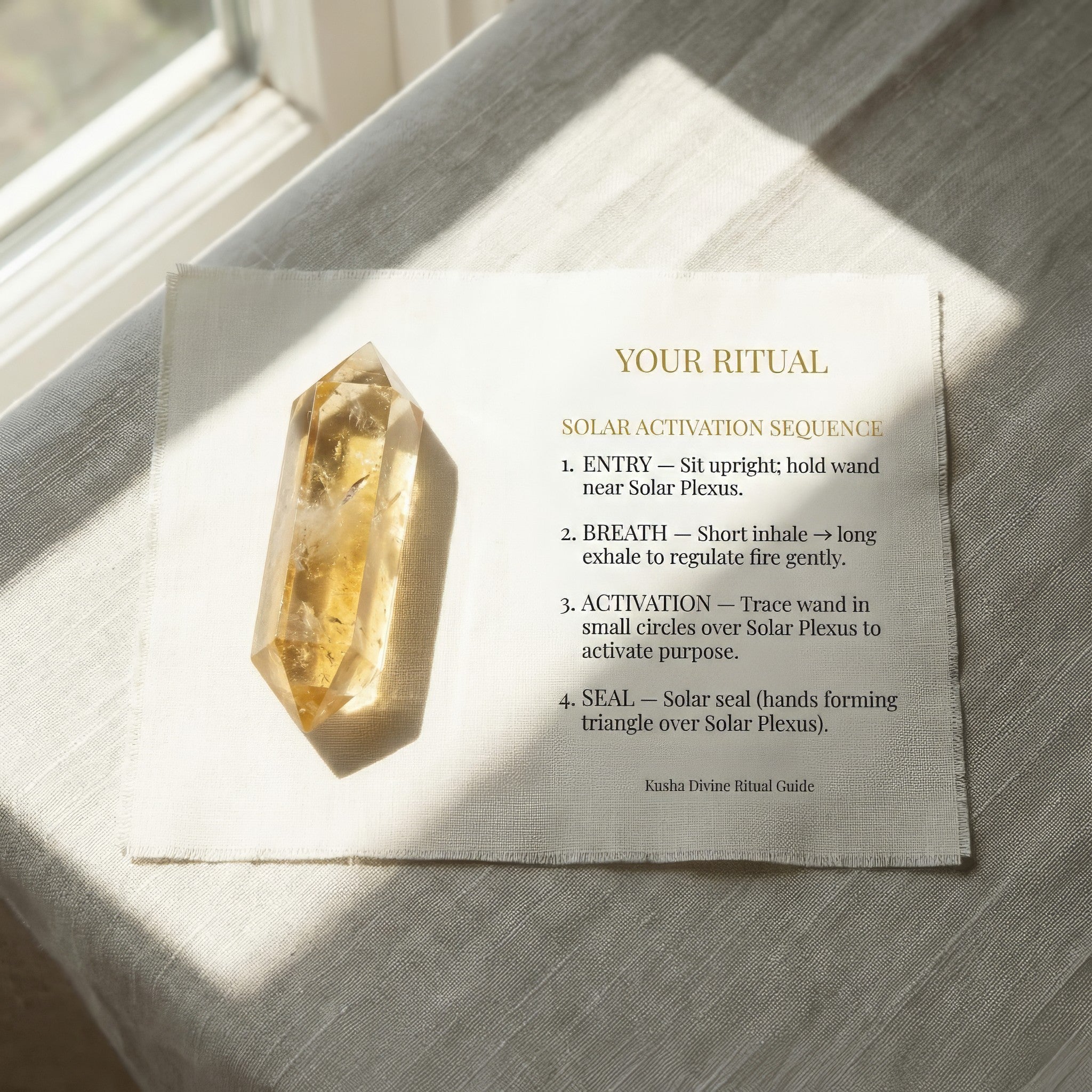 Citrine Laser Wand