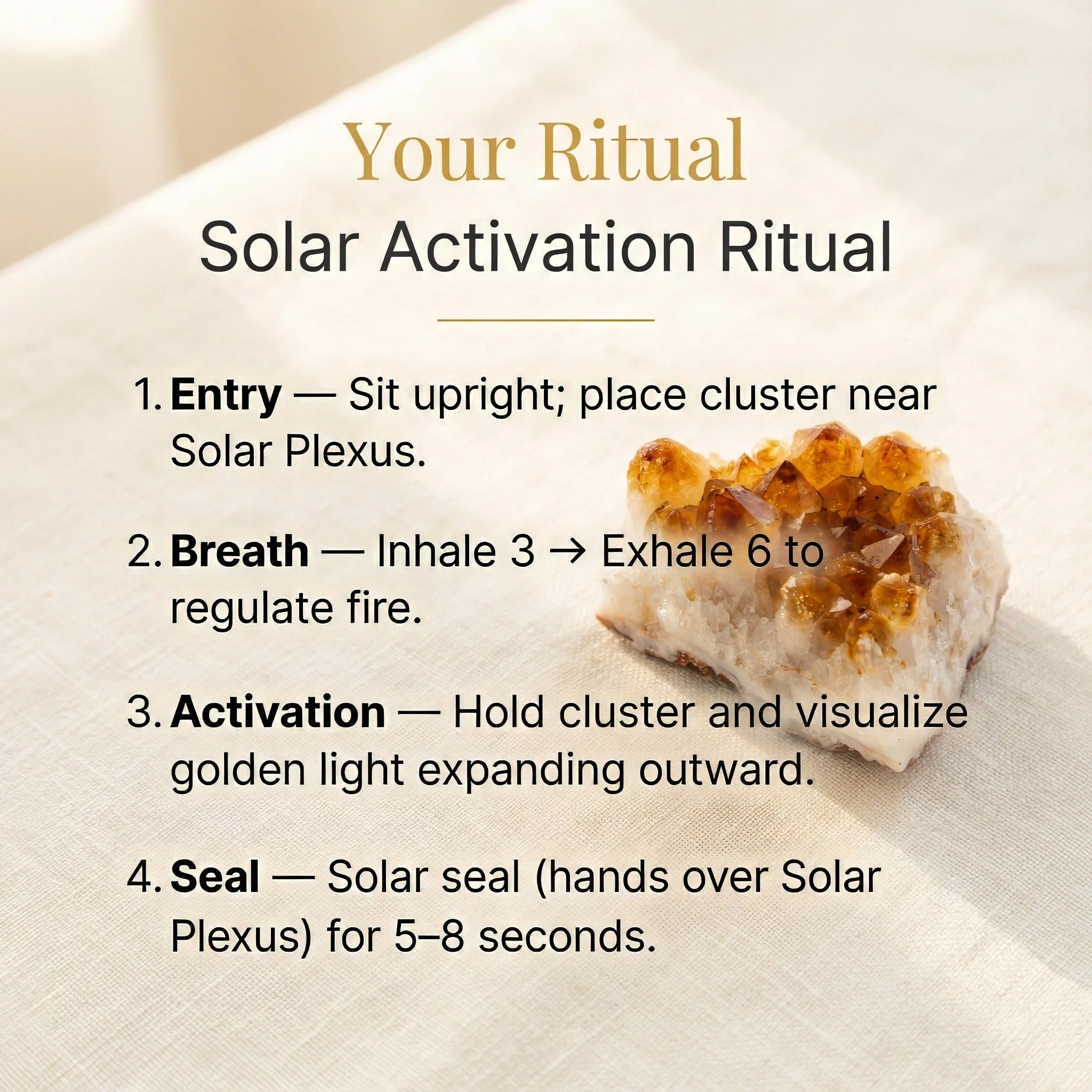 Citrine Raw Cluster