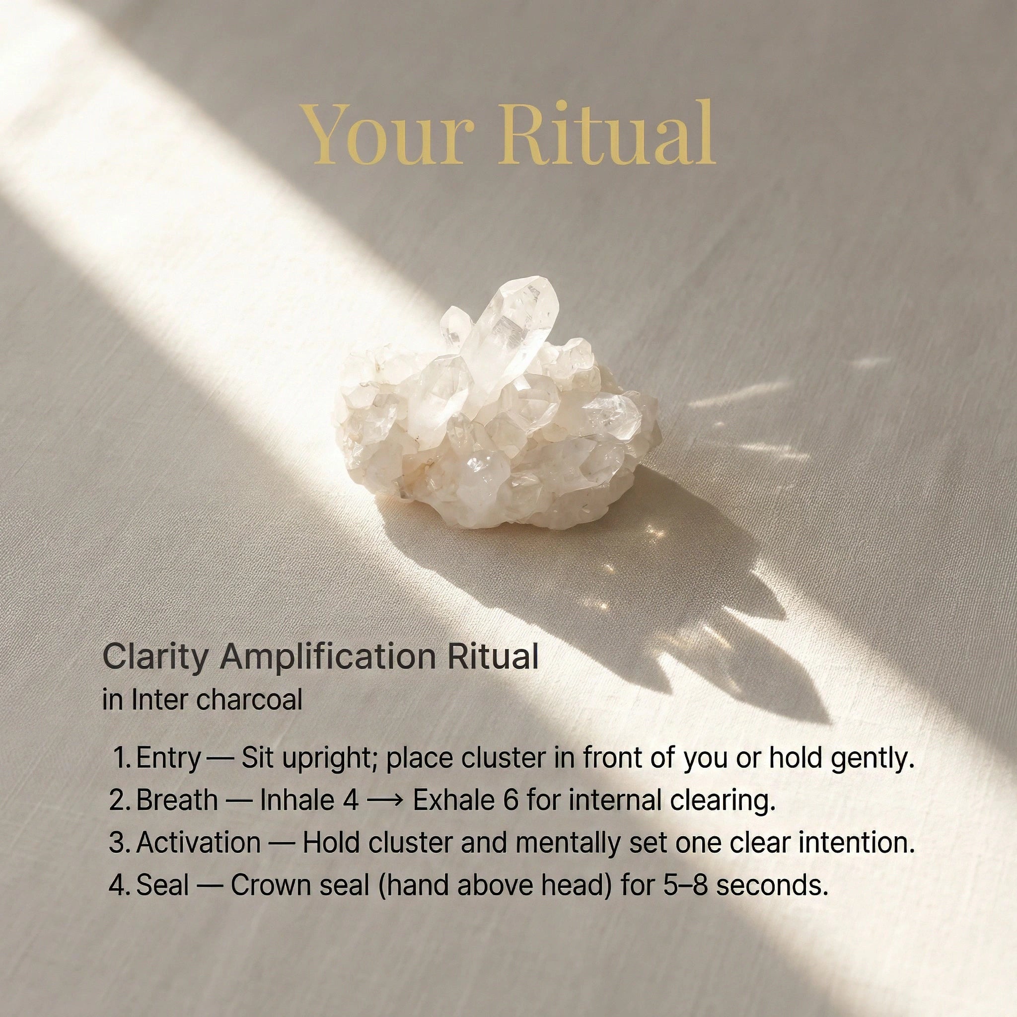 Clear Quartz Raw Stone