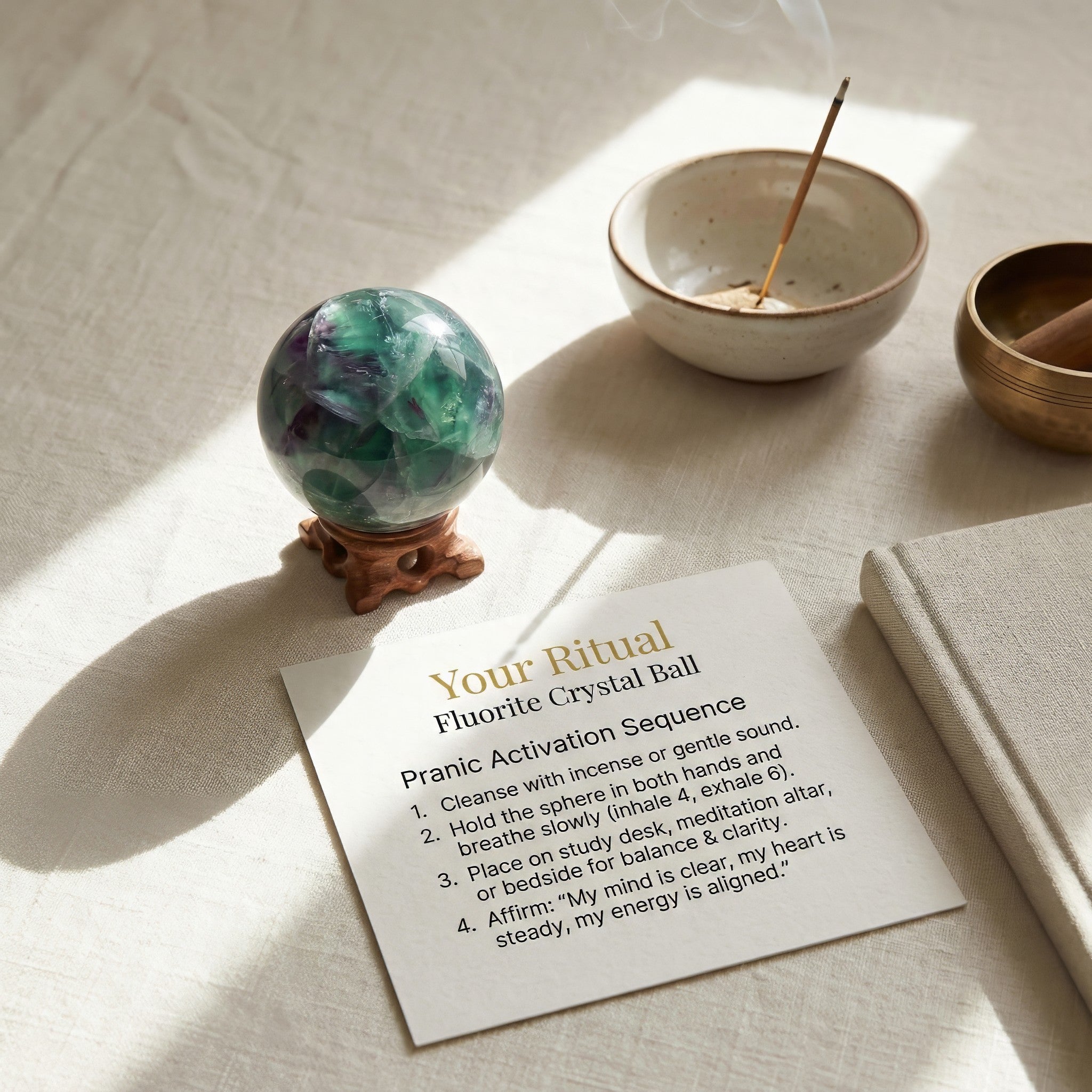 Fluorite Crystal Ball