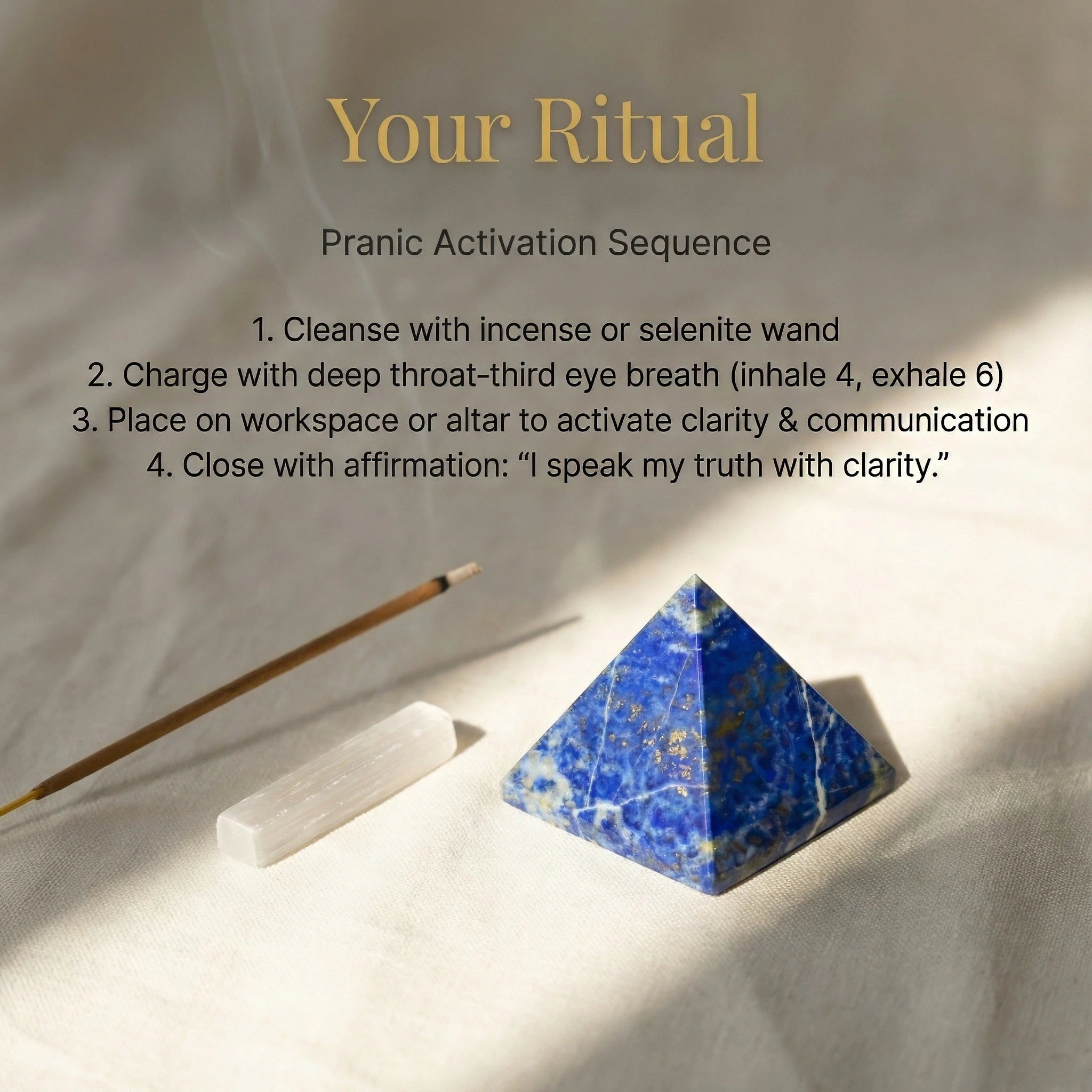 Lapis Lazuli Pyramid