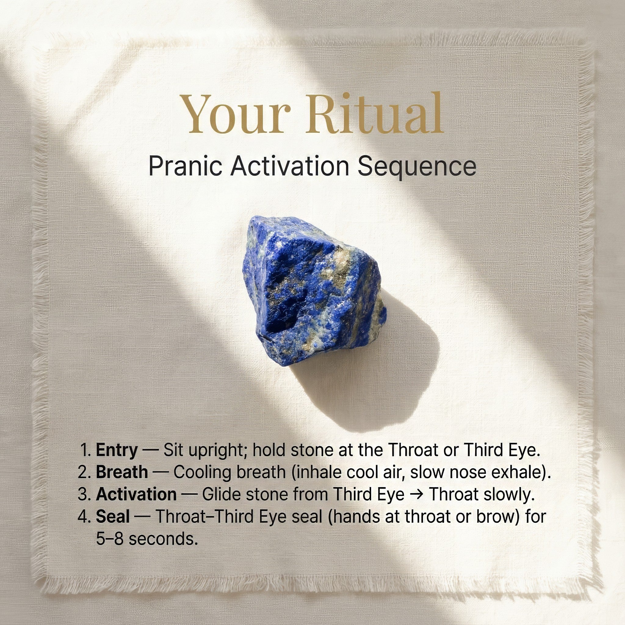 Lapis Lazuli Raw Stone