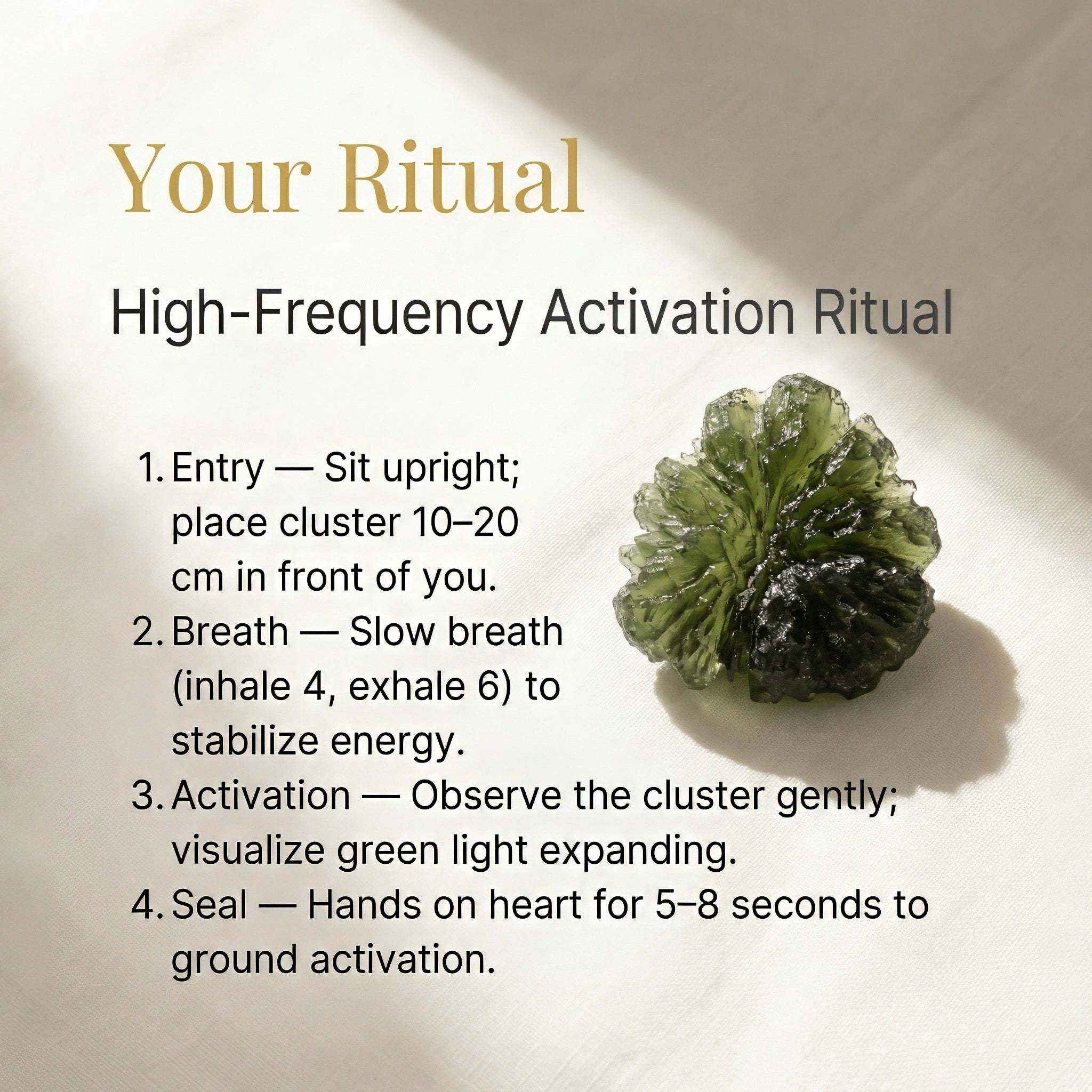 Moldavite Cluster