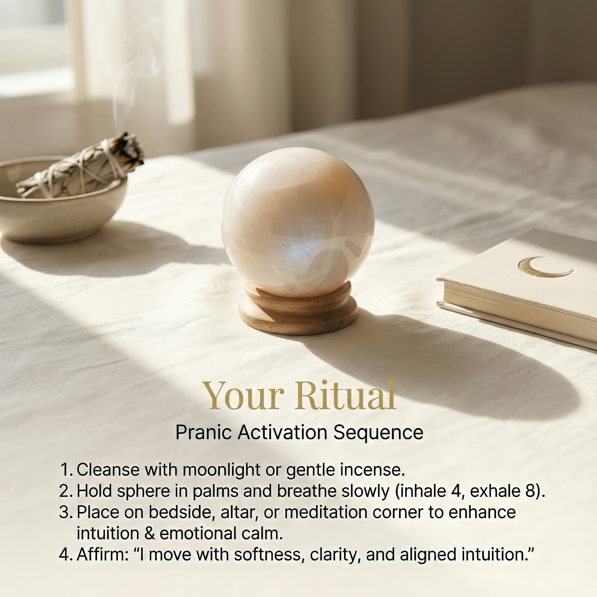 Moonstone Crystal Ball