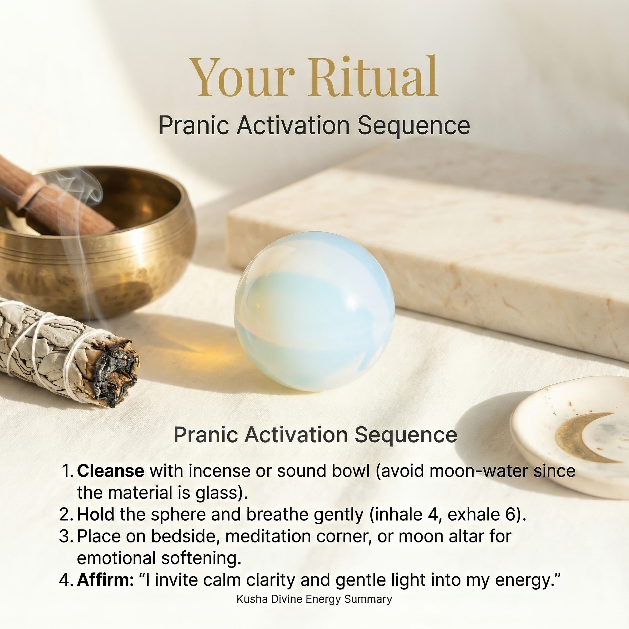 Opalite Crystal Ball