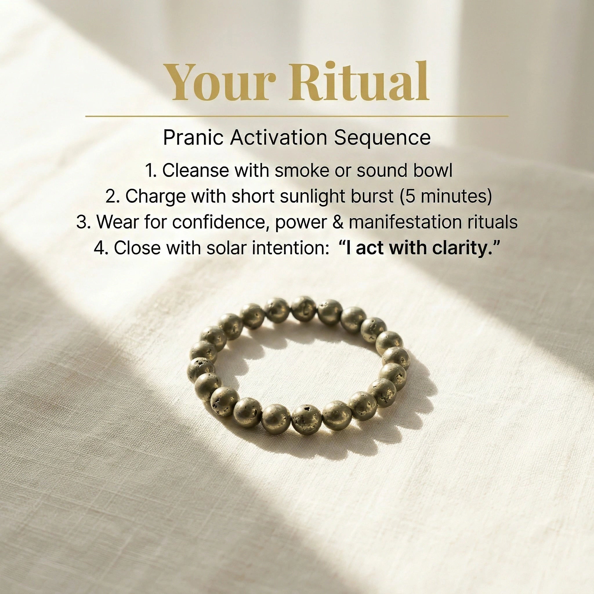 Pyrite Bracelet