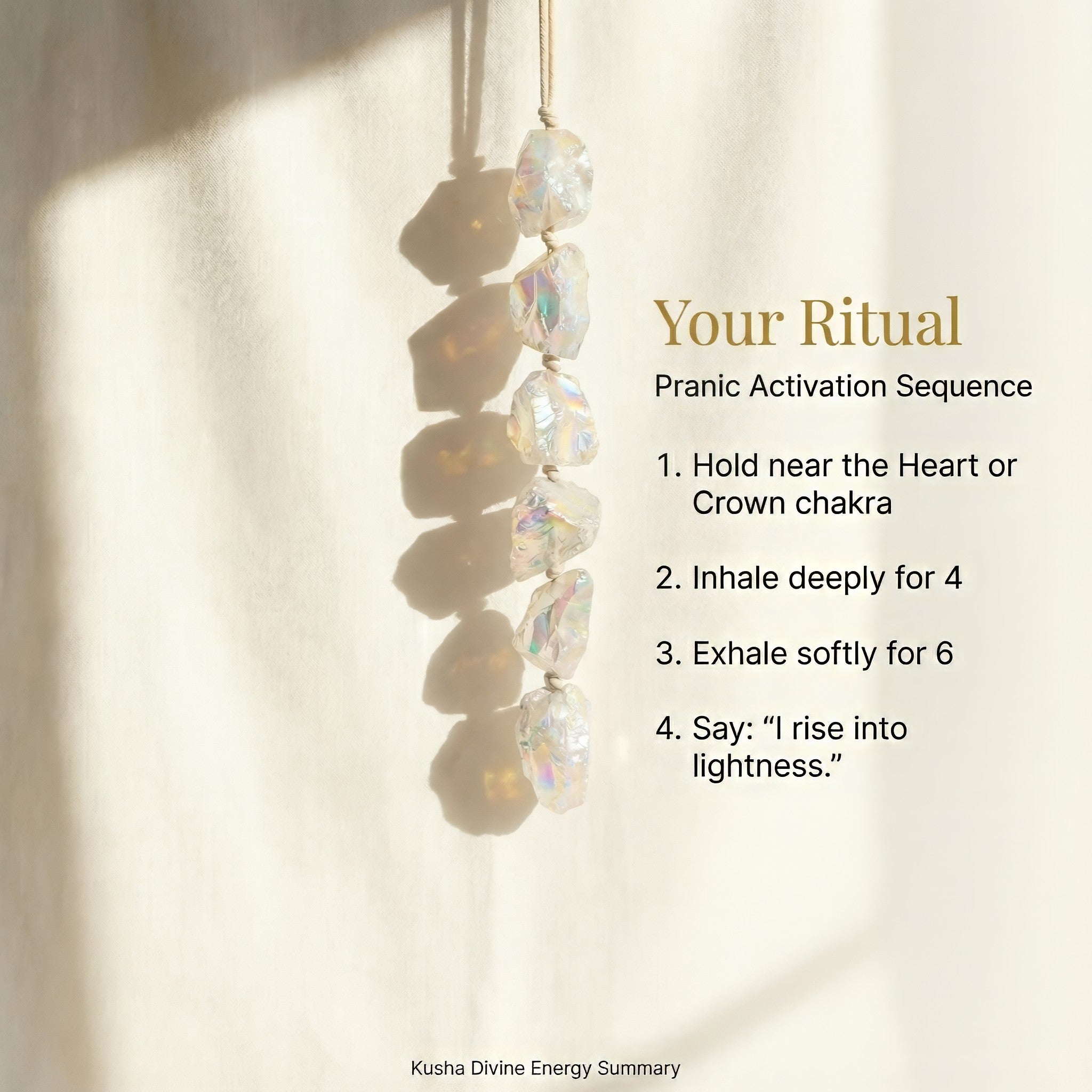 Rainbow Aura Crystal Hanging