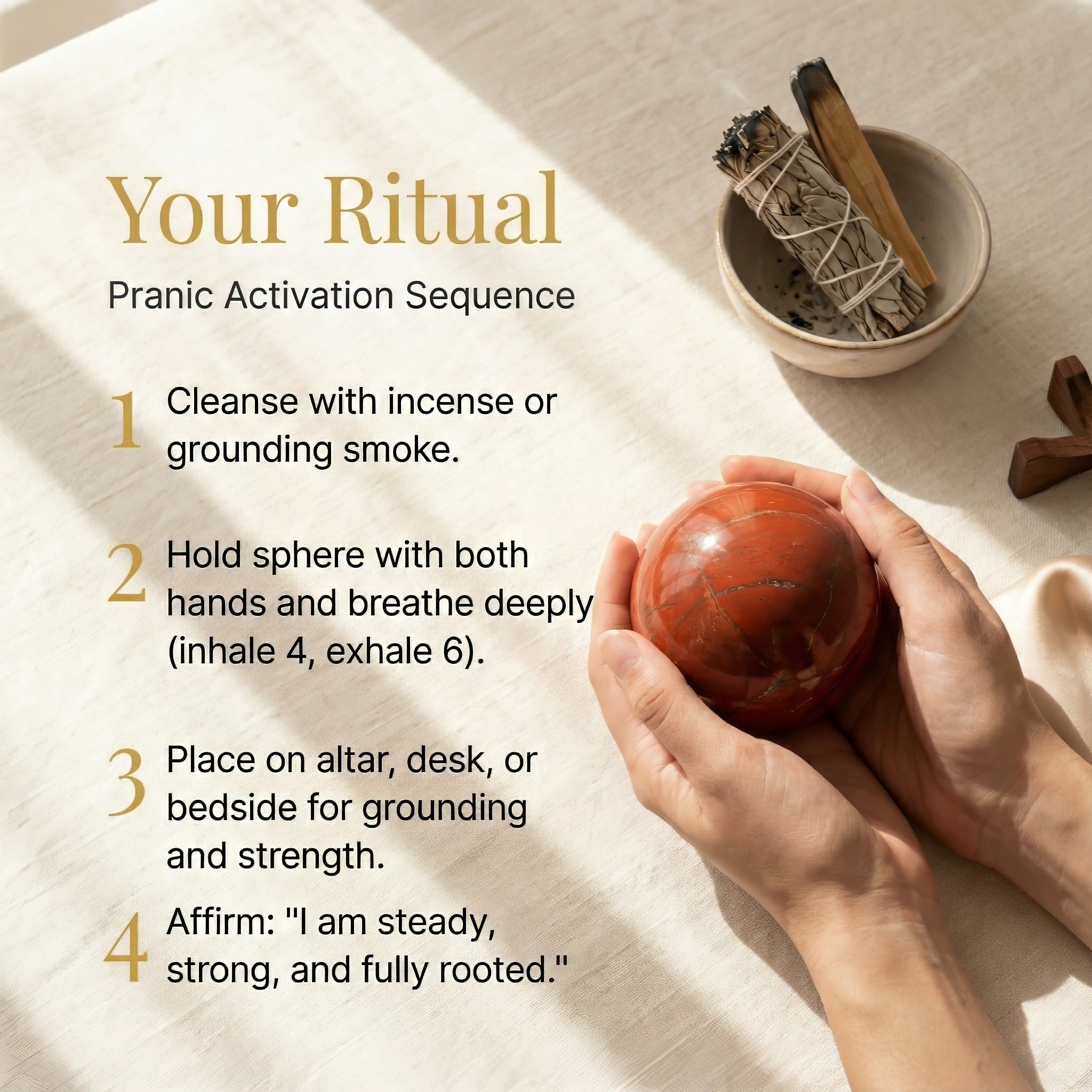 Red Jasper Crystal Ball