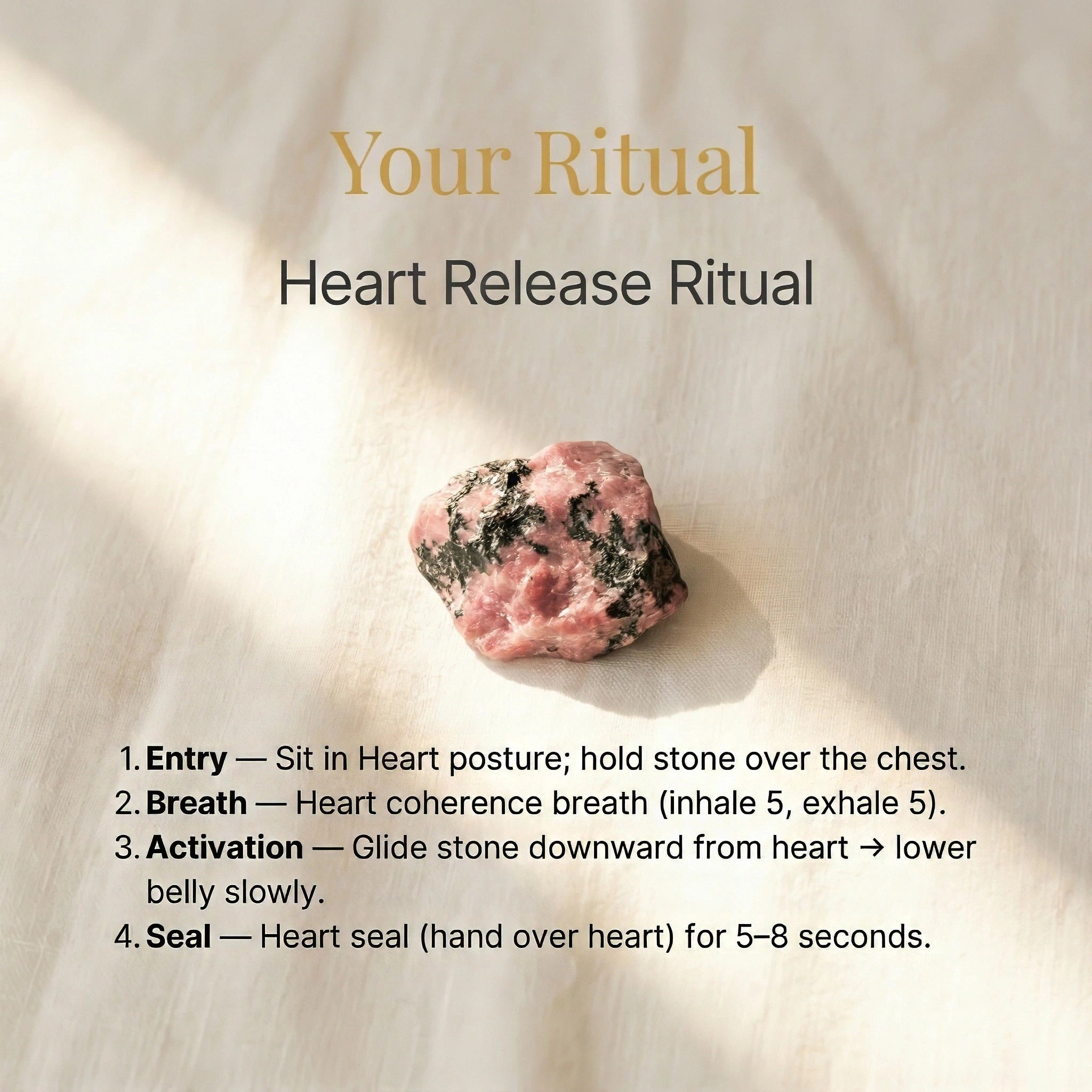 Rhodonite Raw Stone