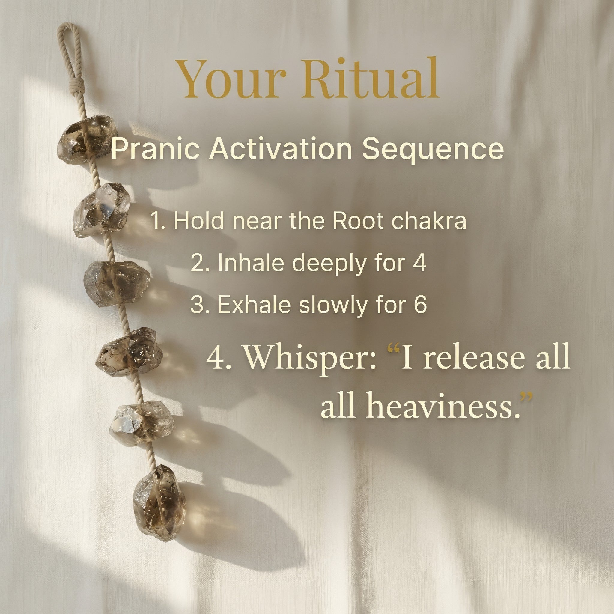 Smoky Quartz Hanging