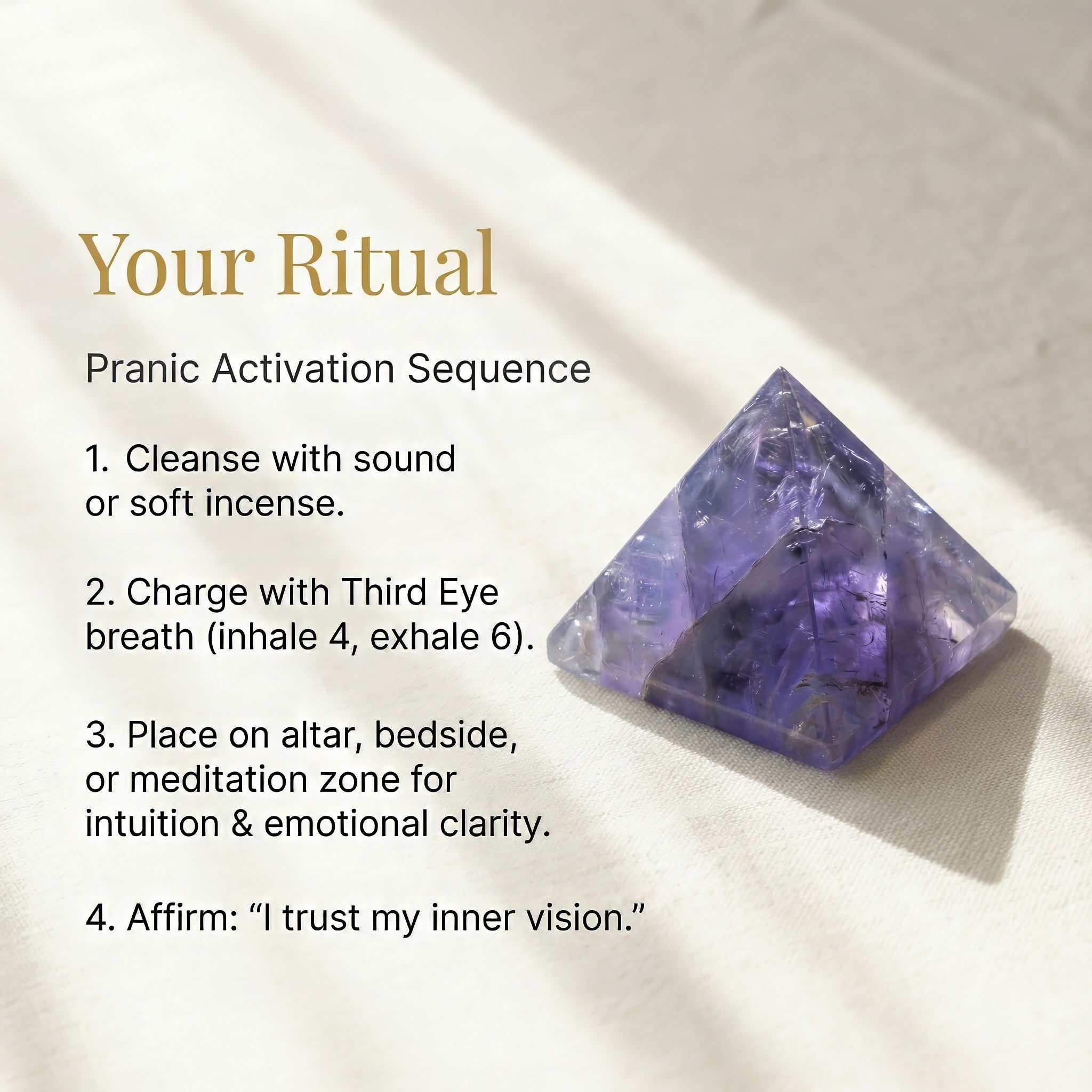Tanzanite Pyramid