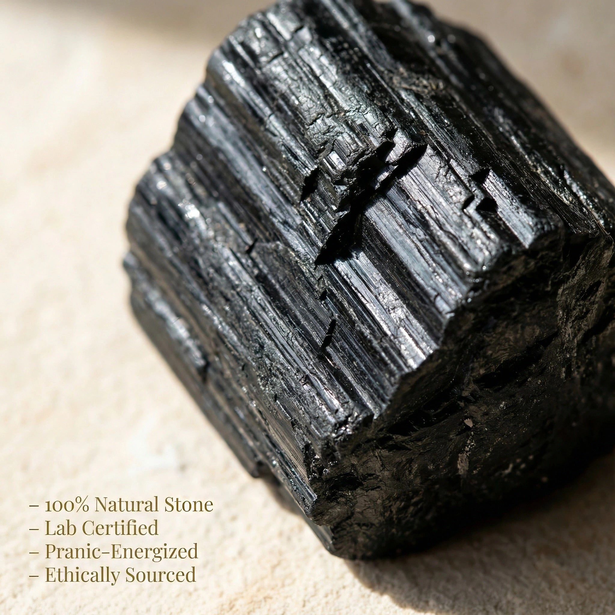 Black Tourmaline Raw Stone