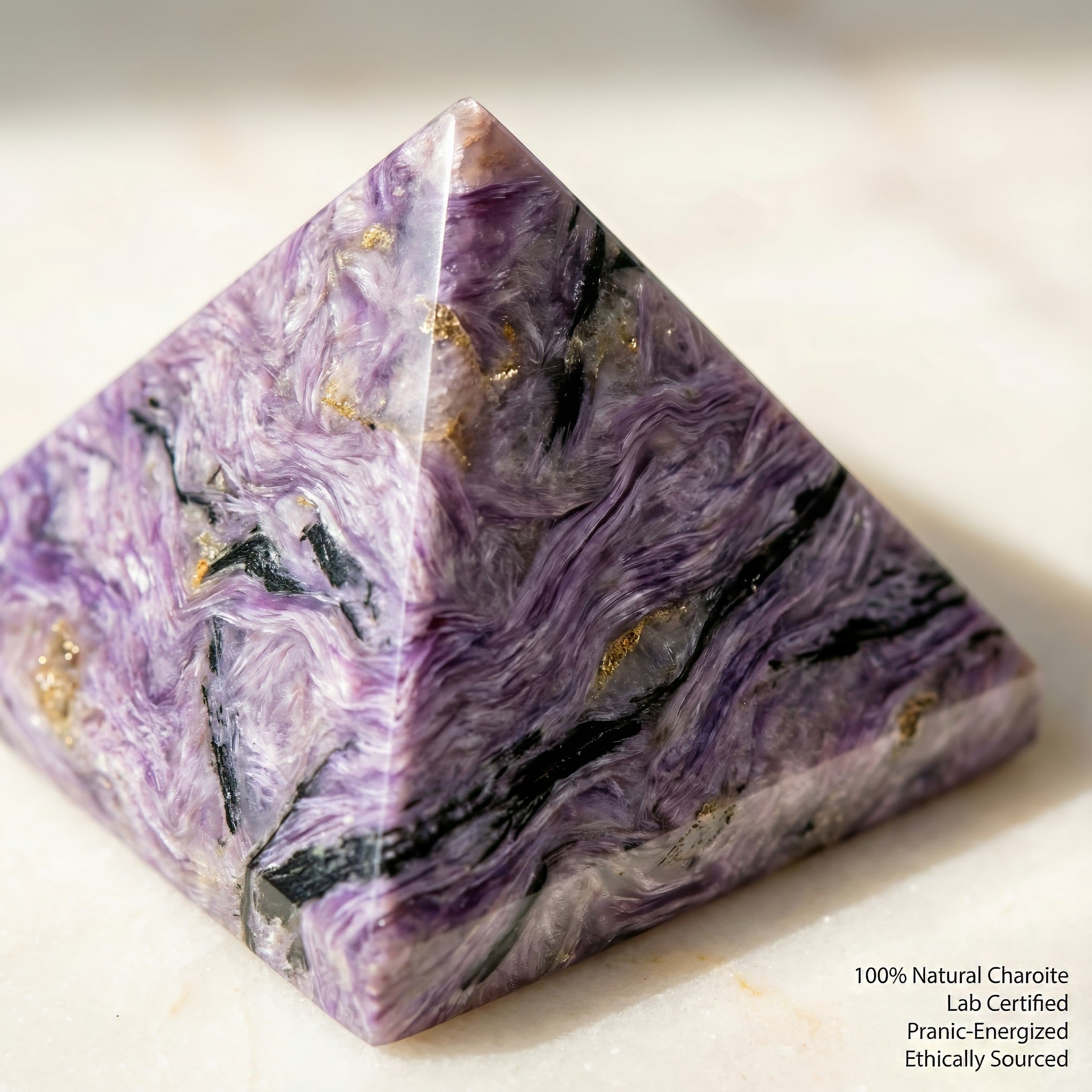 Charoite Pyramid