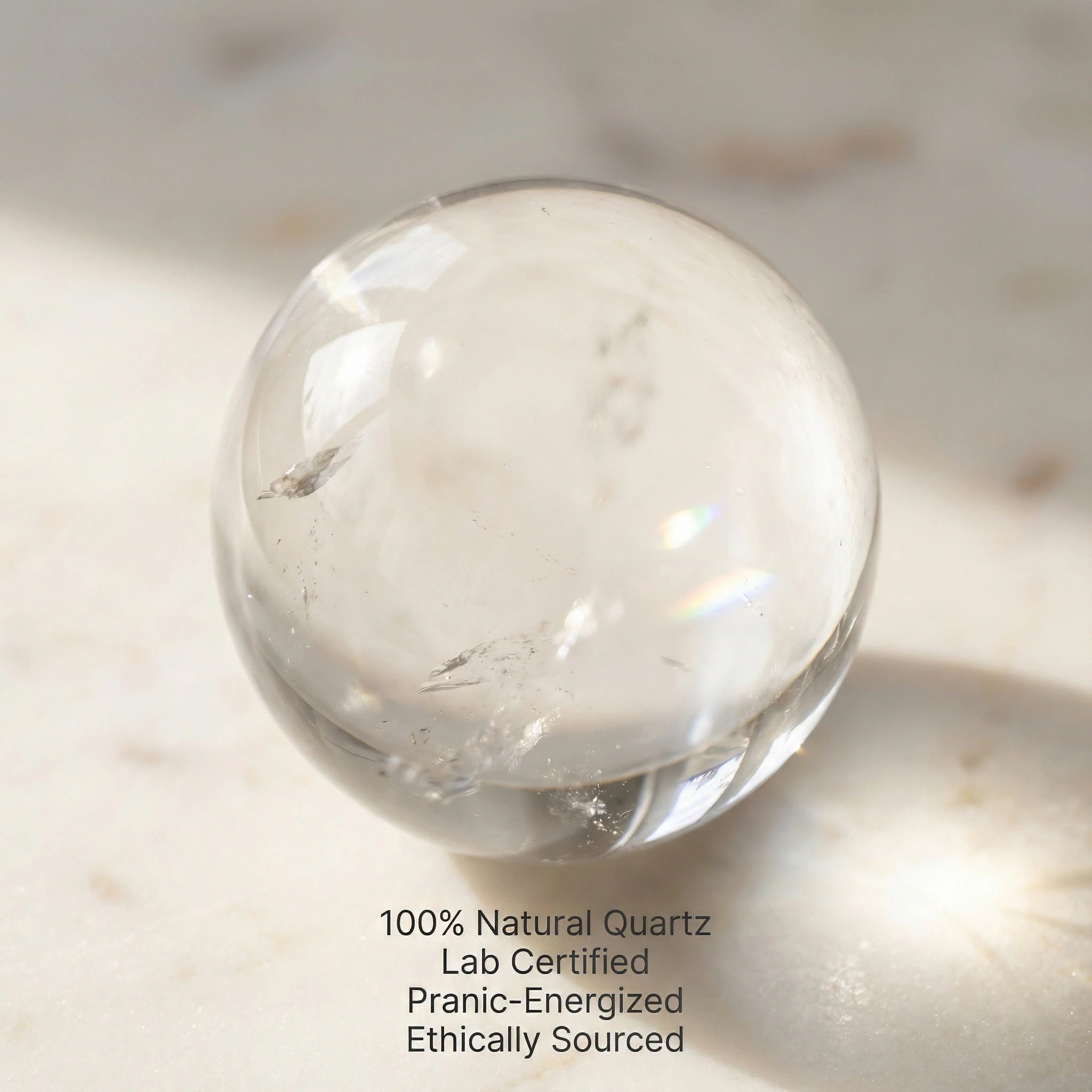Clear Quartz Crystal Ball