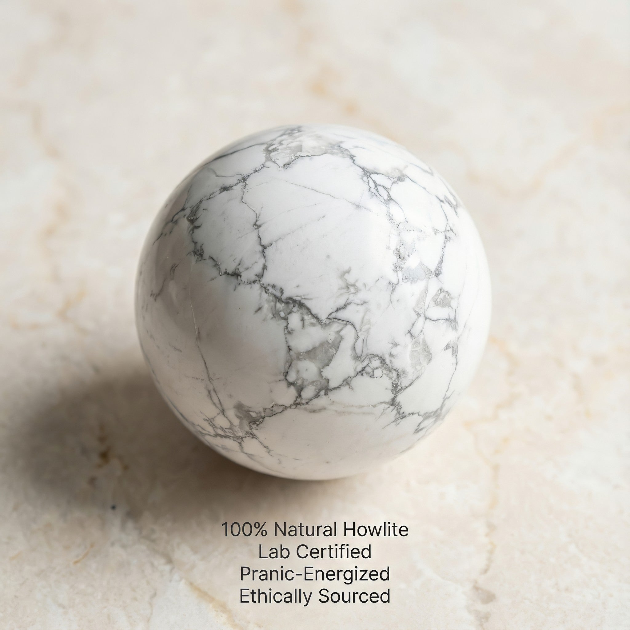 Howlite Crystal Ball