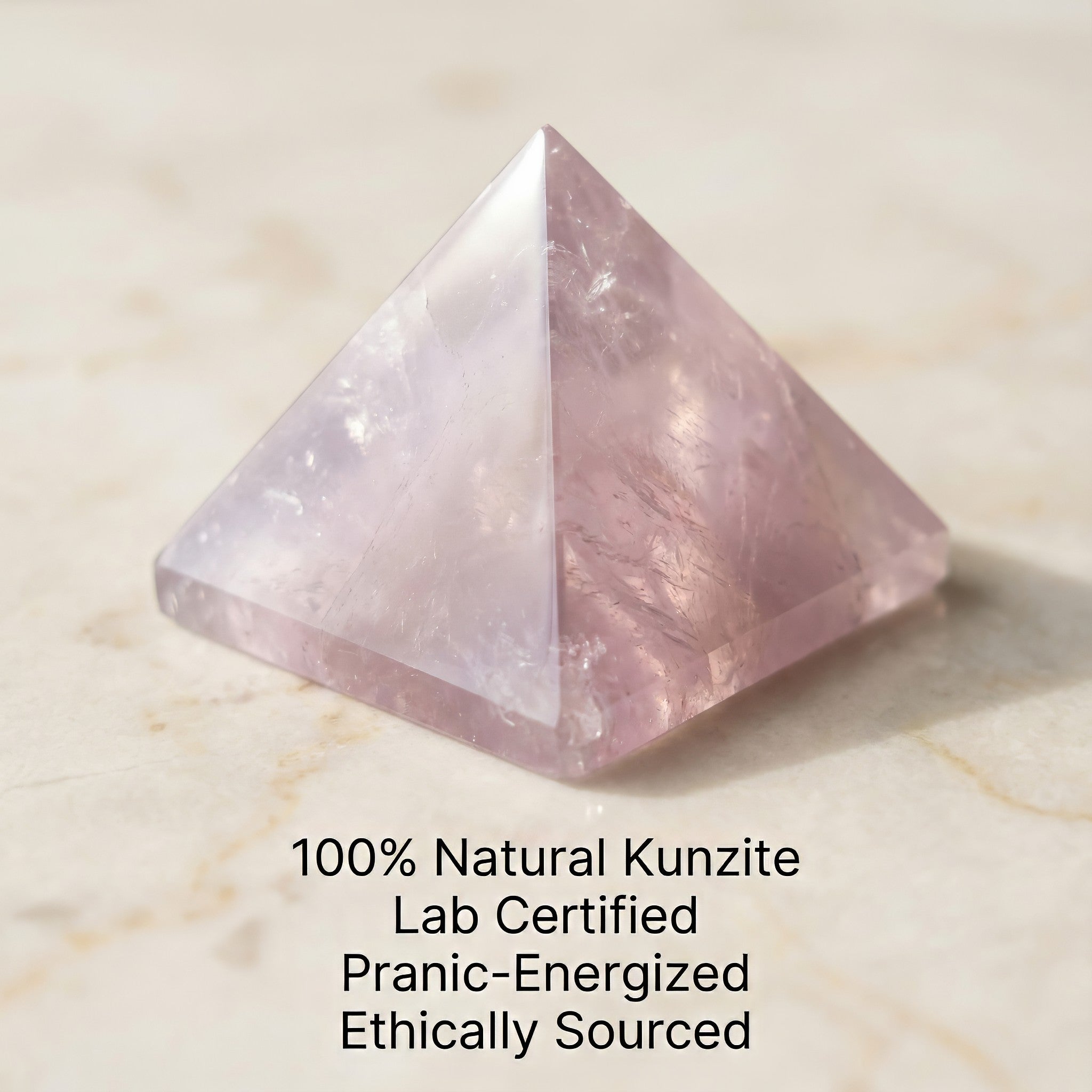 Kunzite Pyramid