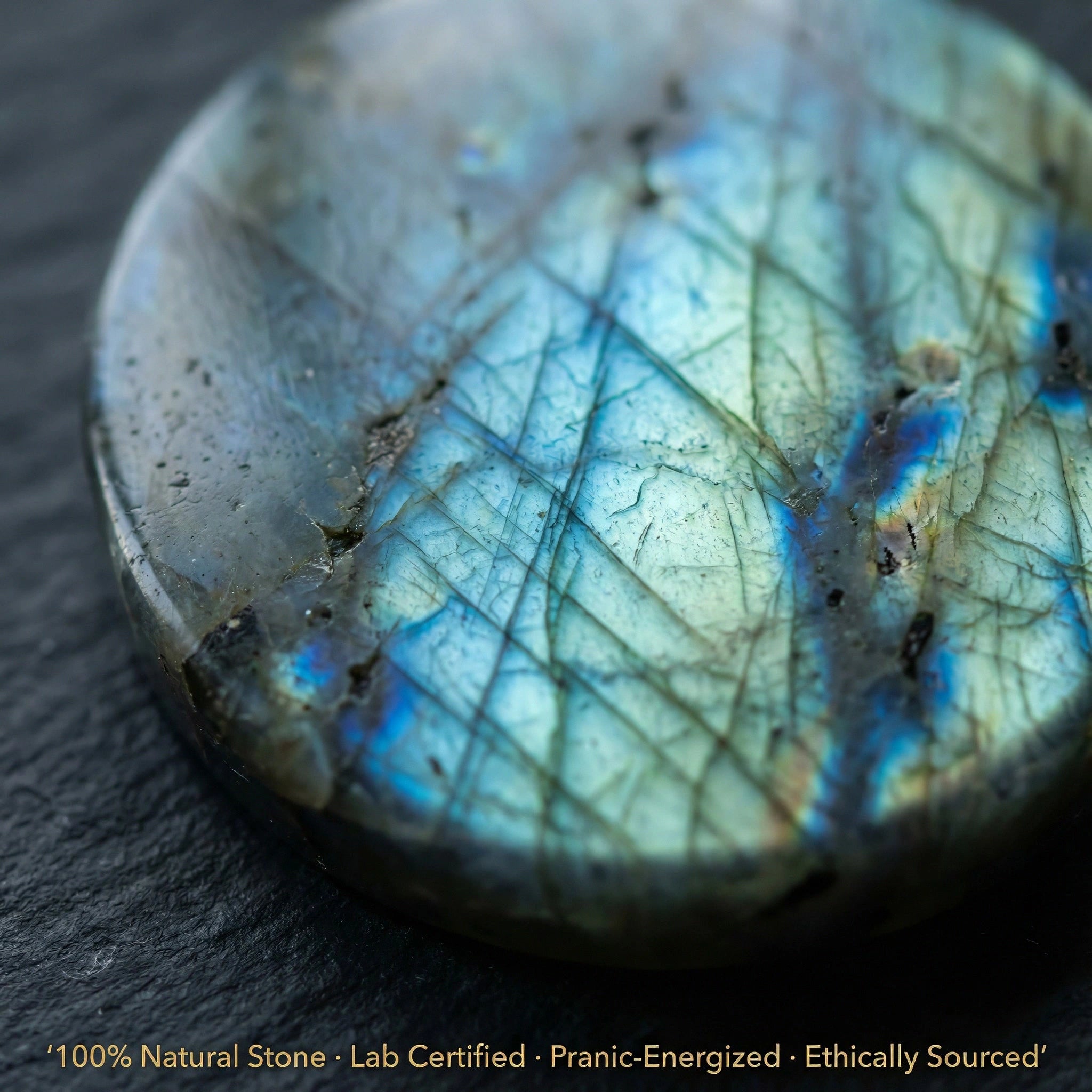 Labradorite Coin