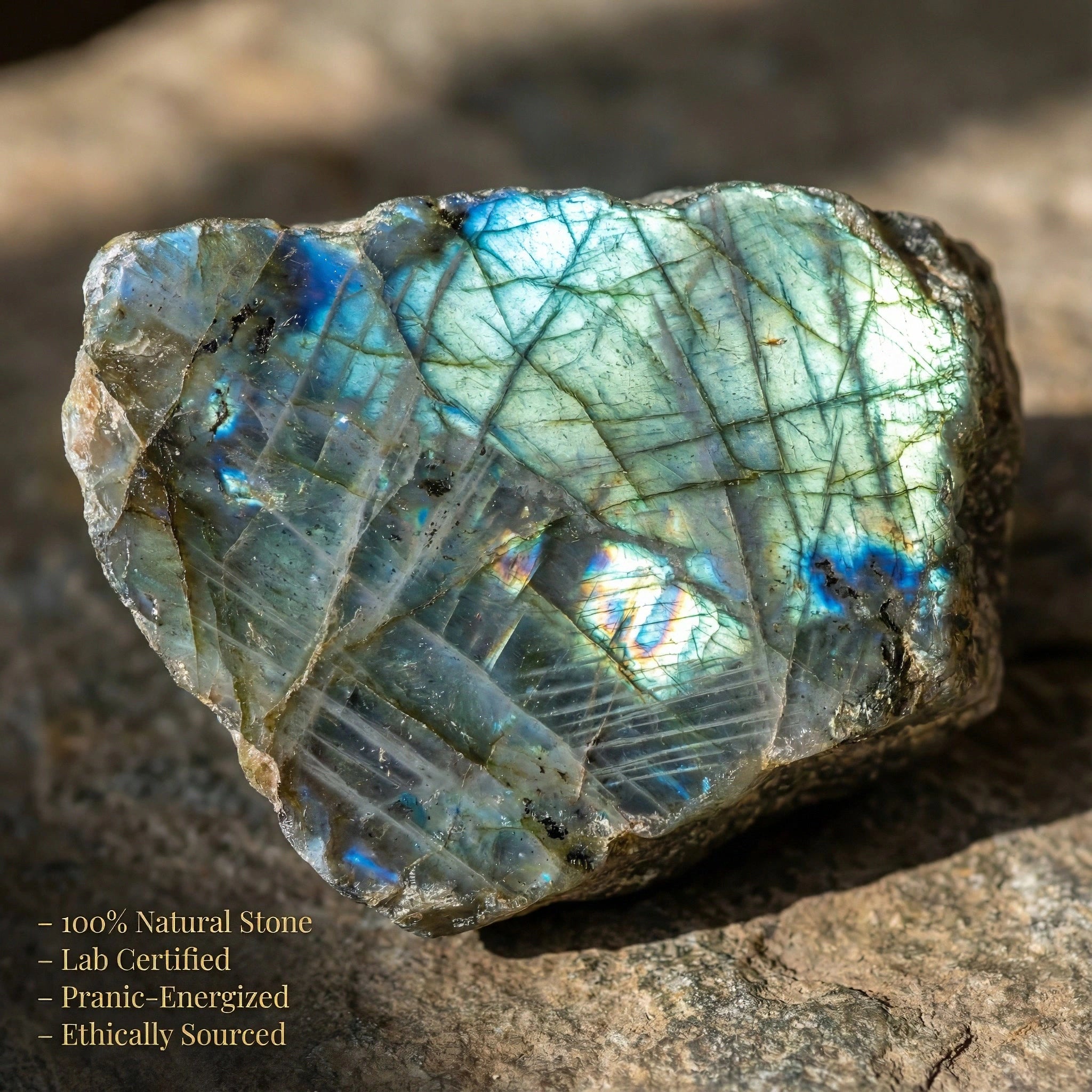 Labradorite Raw Slab