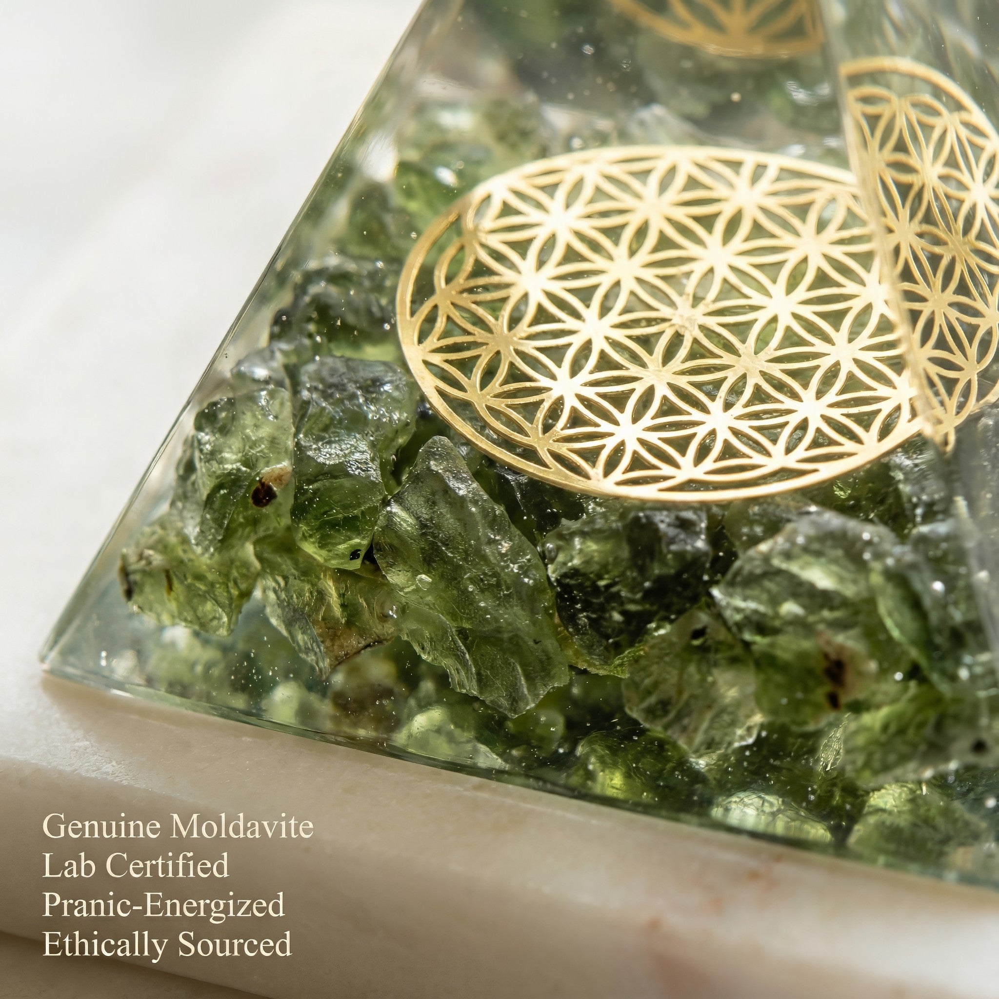 Moldavite Pyramid