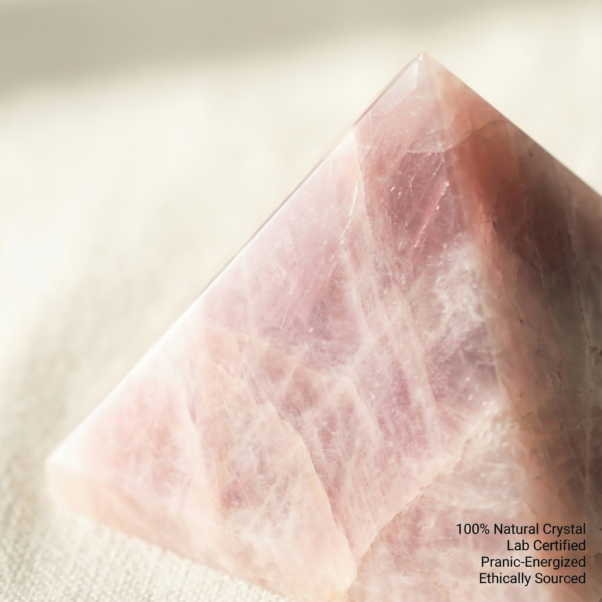 Pink Tourmaline Pyramid