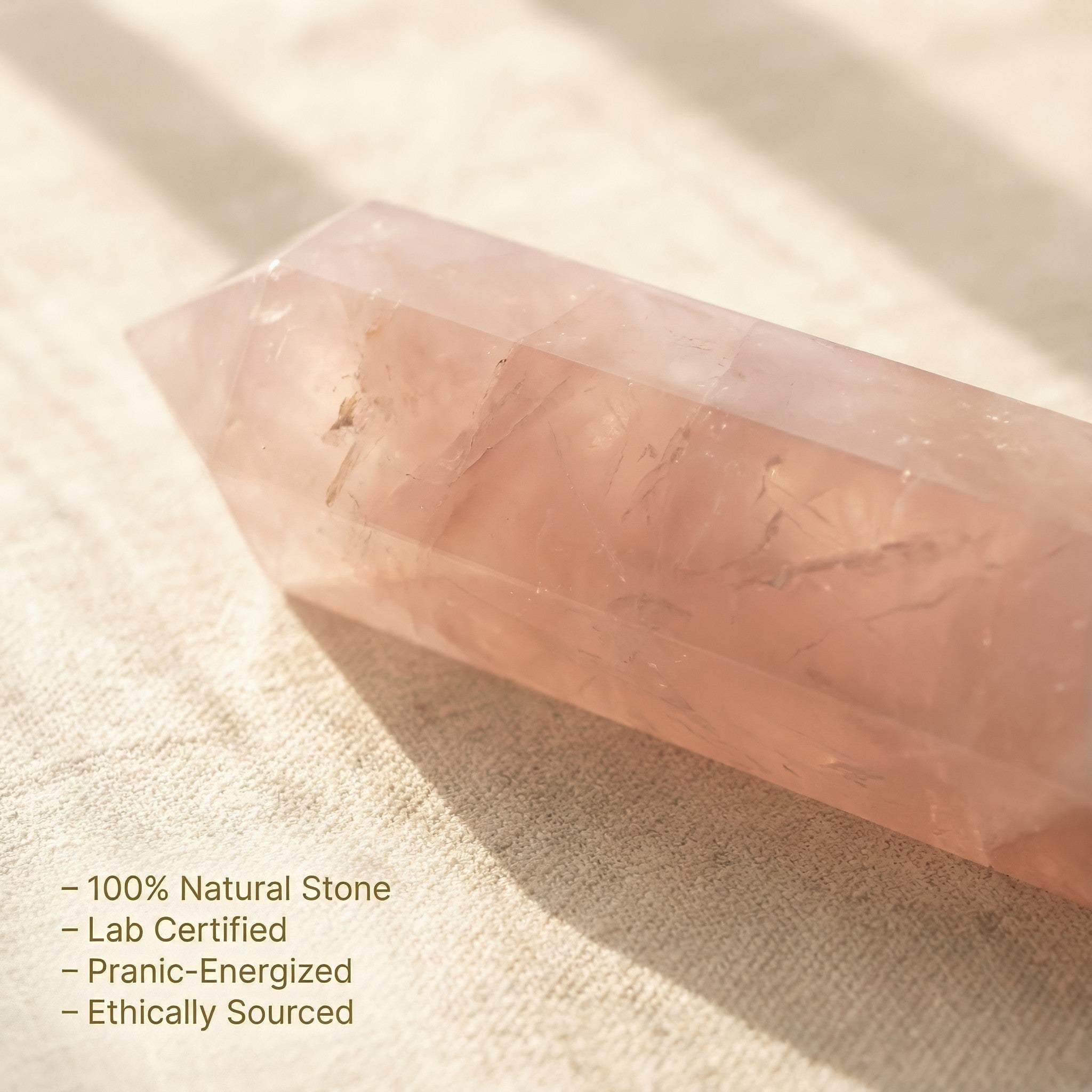 Rose Quartz Laser Wand