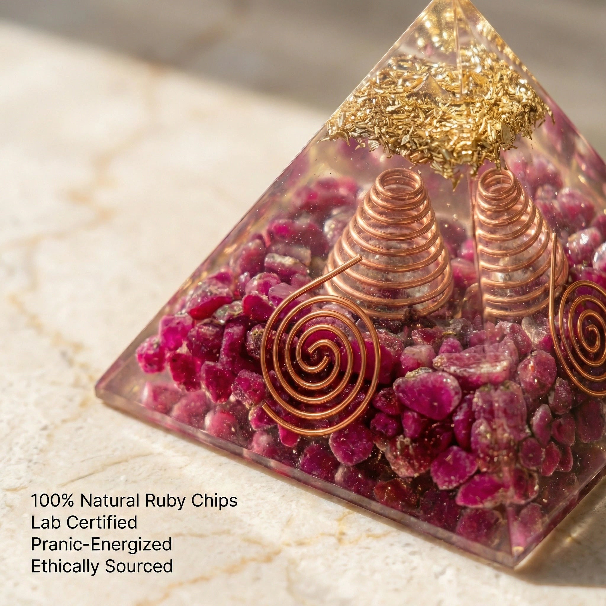Ruby Chip Pyramid