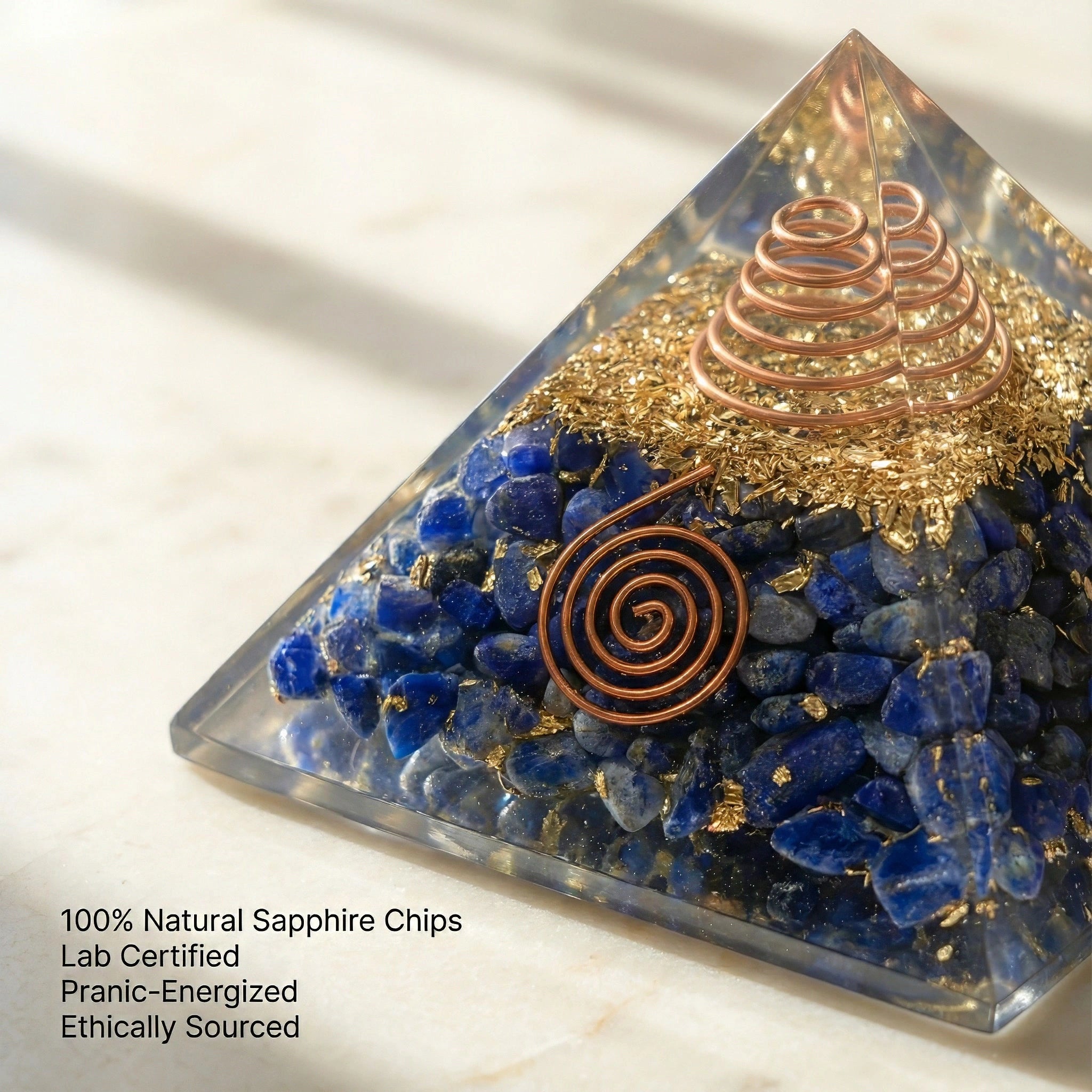Sapphire Chip Pyramid