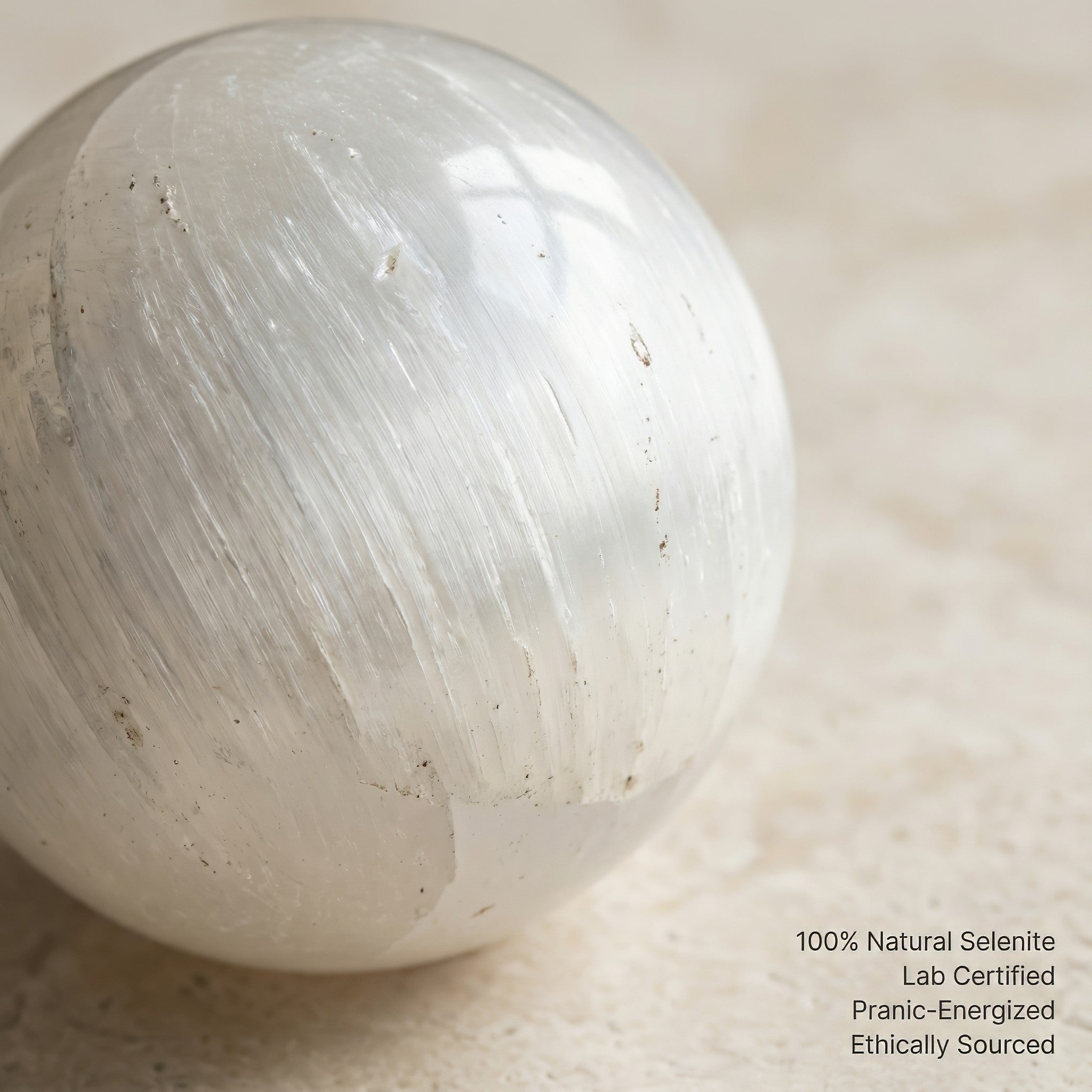 Selenite Crystal Ball