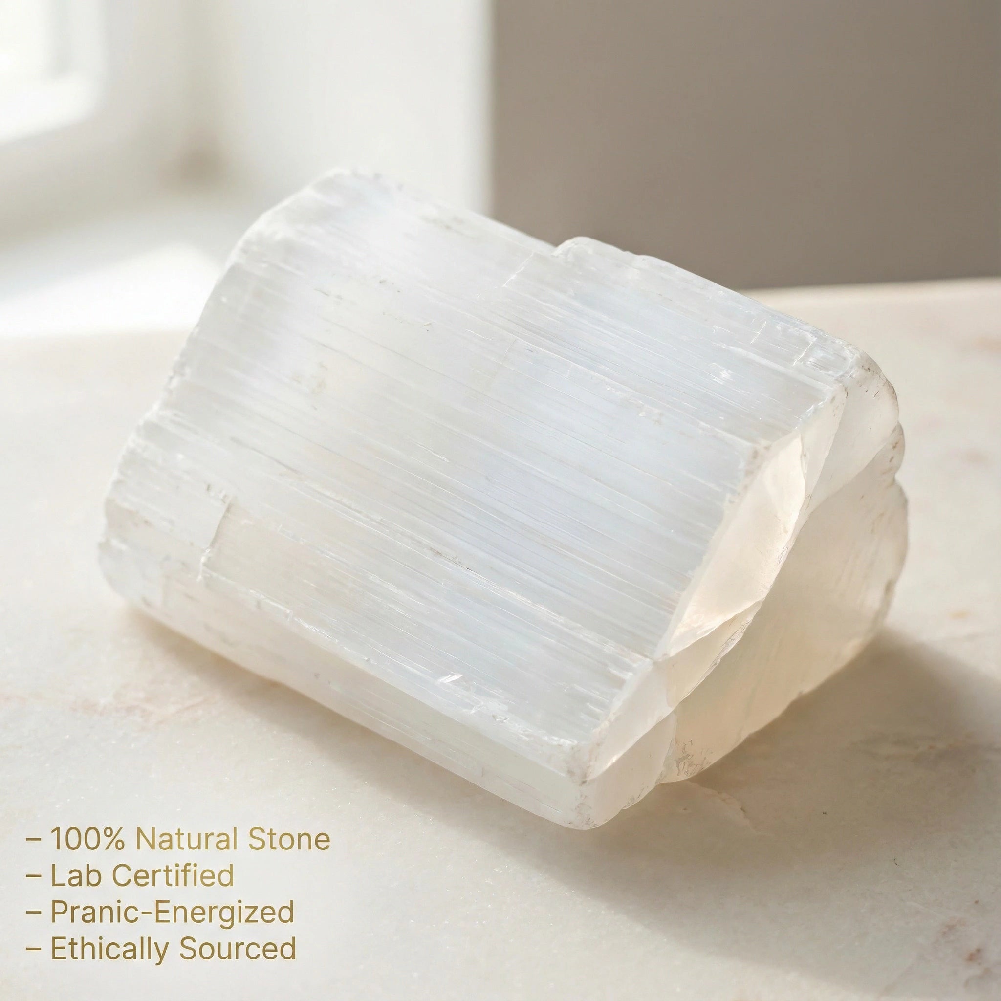 Selenite Raw Stone