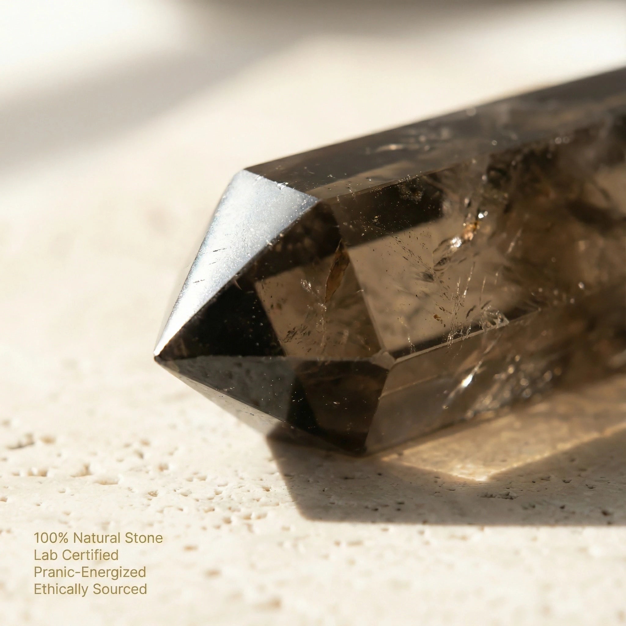 Smoky Quartz Laser Wand
