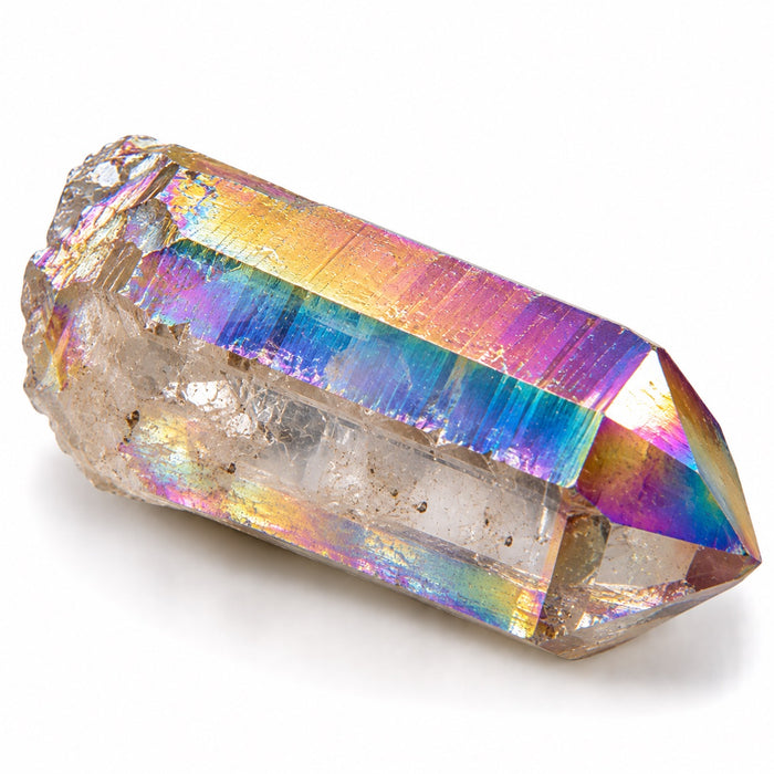Rainbow Aura Quartz, a reference image of the material
