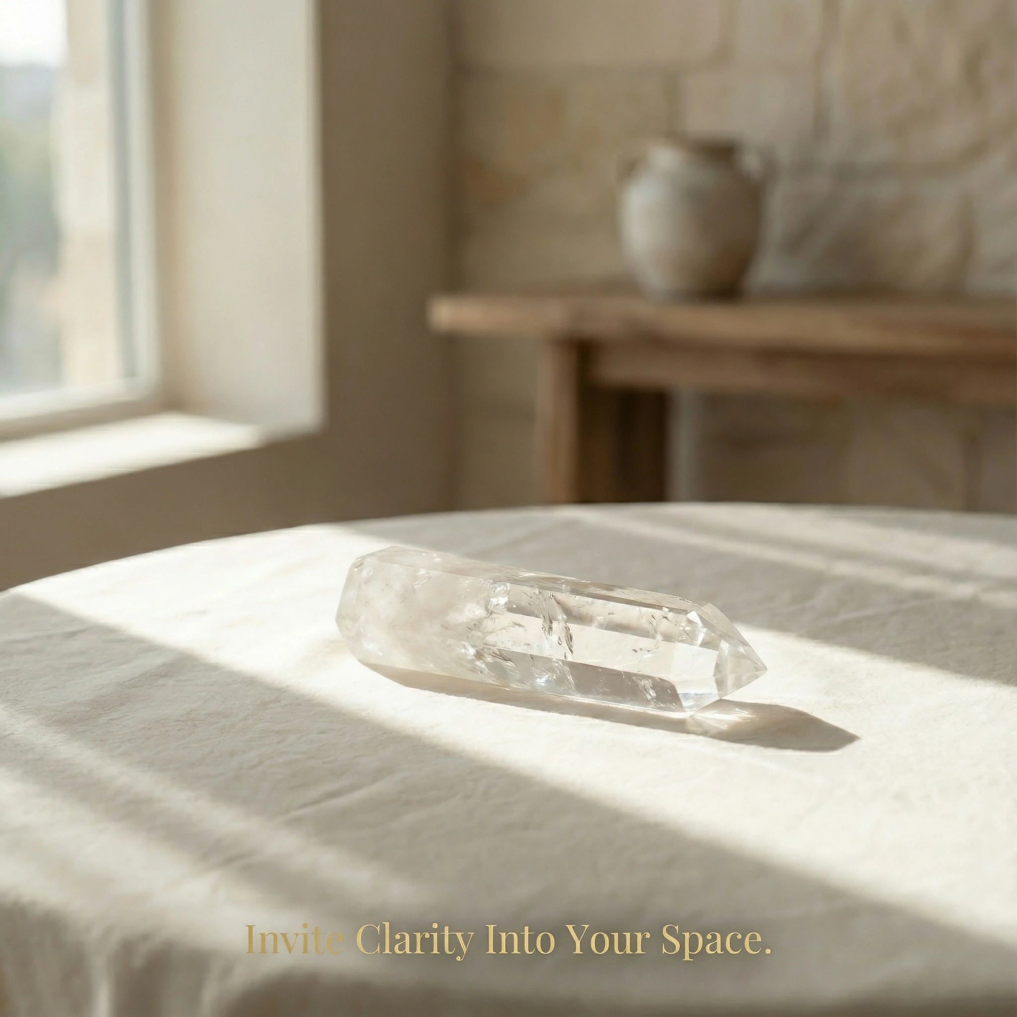 Clear Quartz Laser Wand