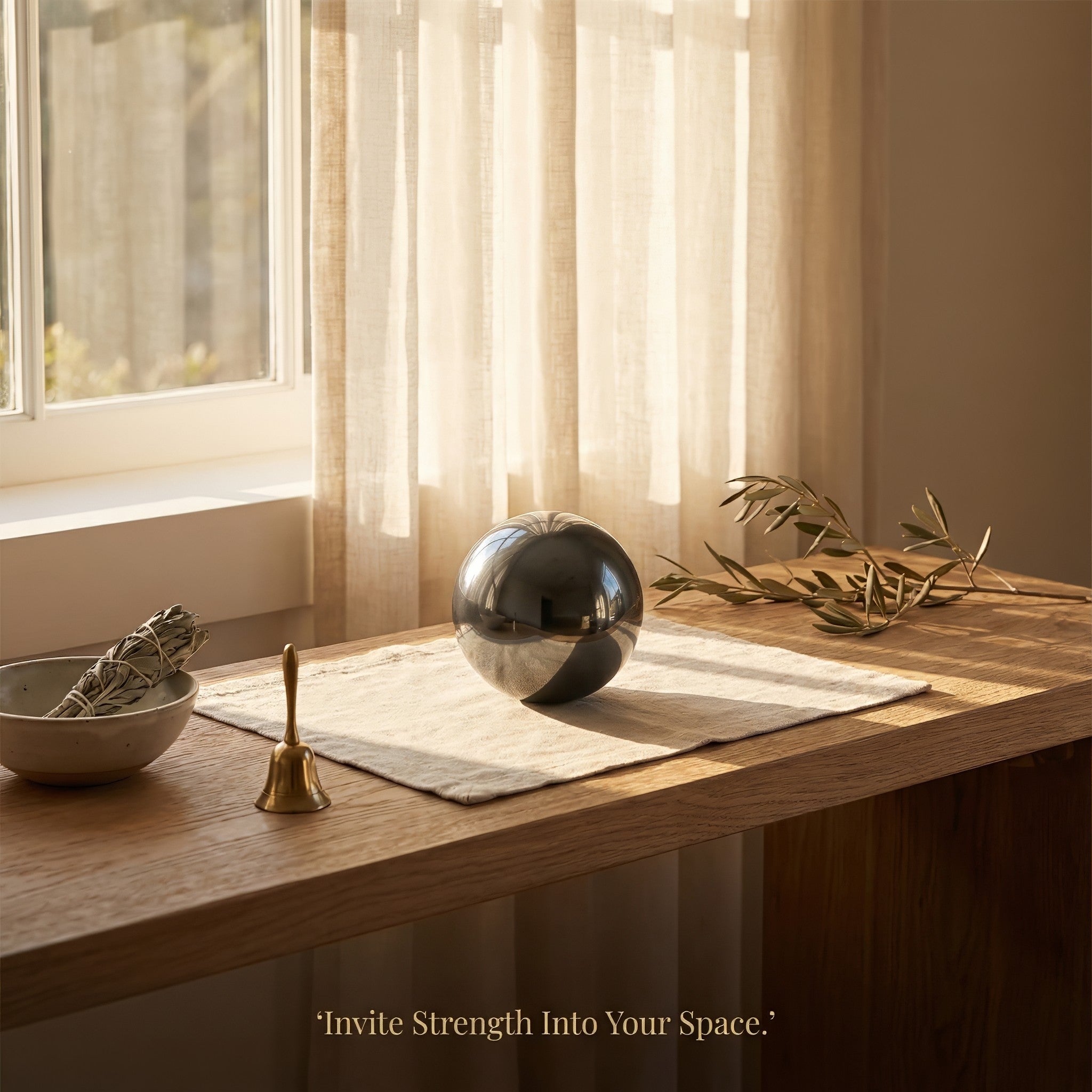 Hematite Crystal Ball