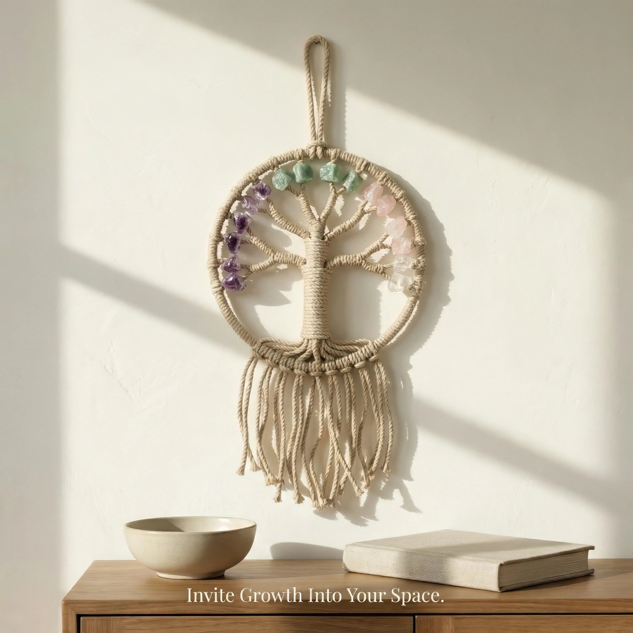 Tree of Life Crystal Hanging