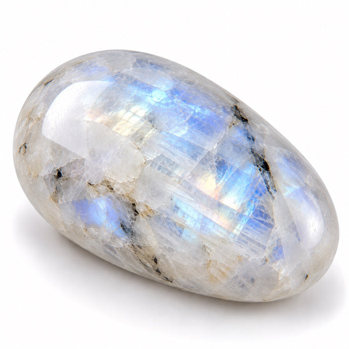 Rainbow Moonstone, a reference image of the stone