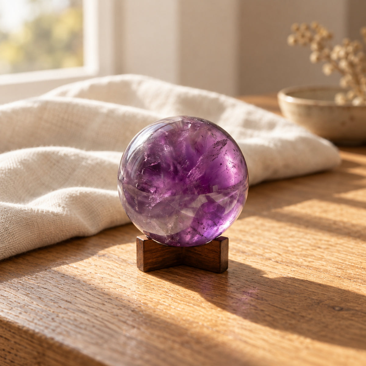 Amethyst Crystal Ball, main view