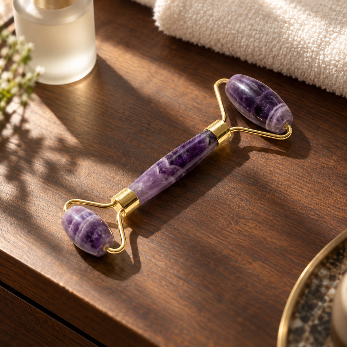 Amethyst Facial Roller, main view