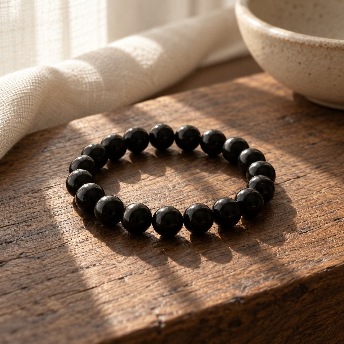Black Obsidian Bracelet, main view