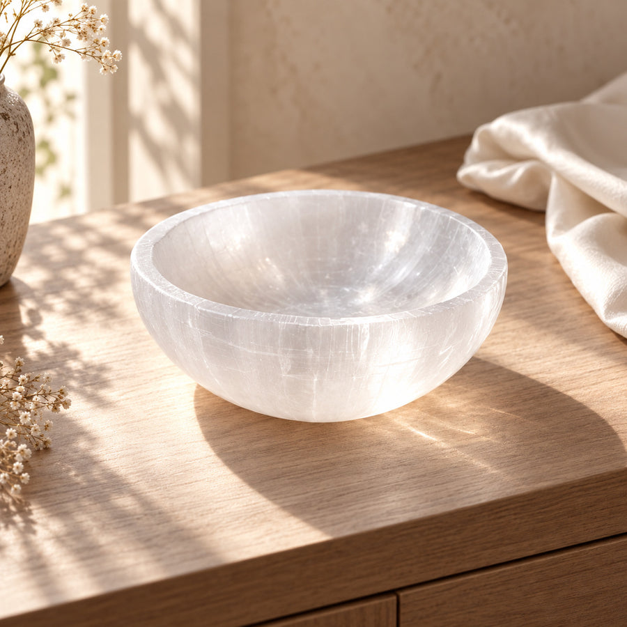 Selenite Bowl, main view