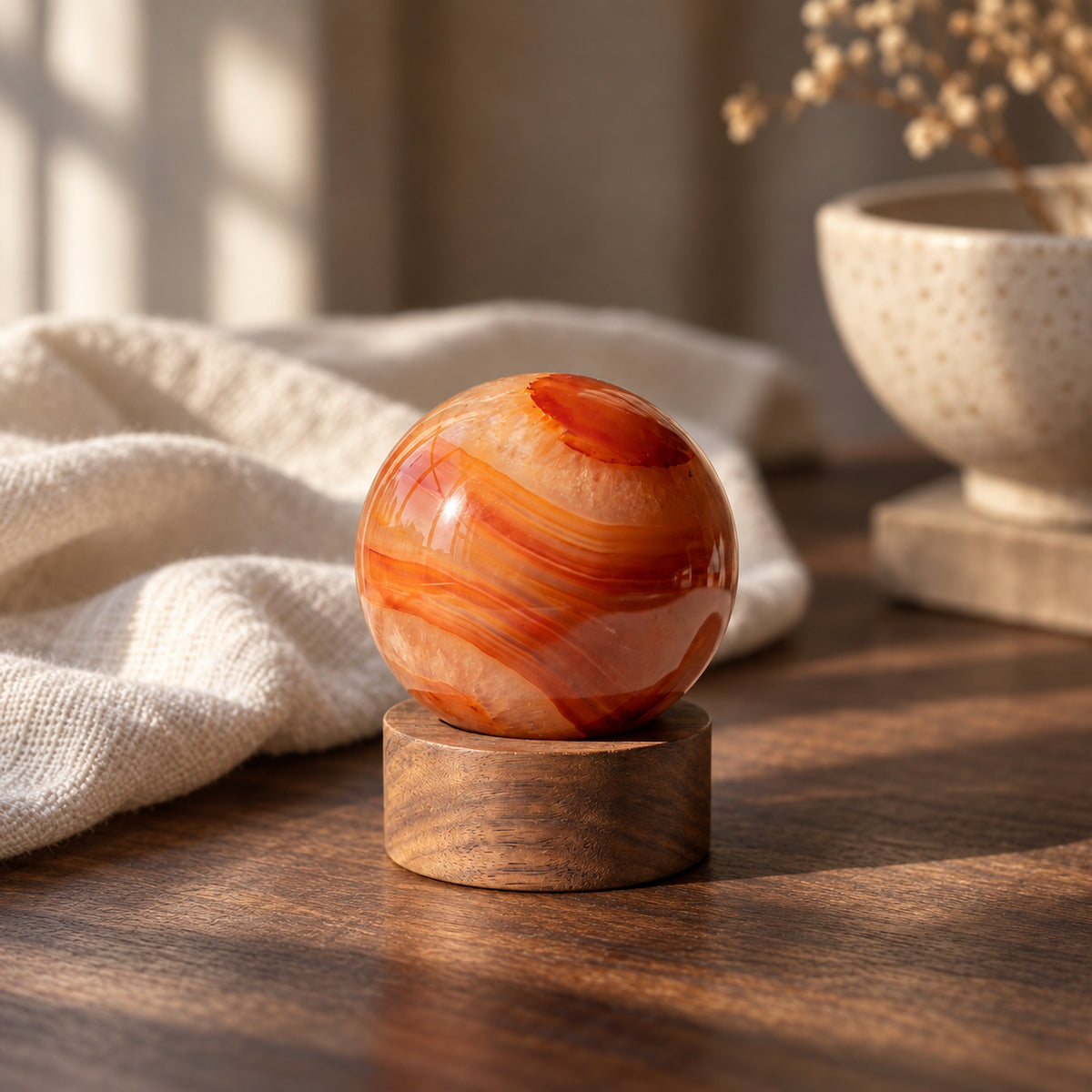 Carnelian Crystal Ball, main view